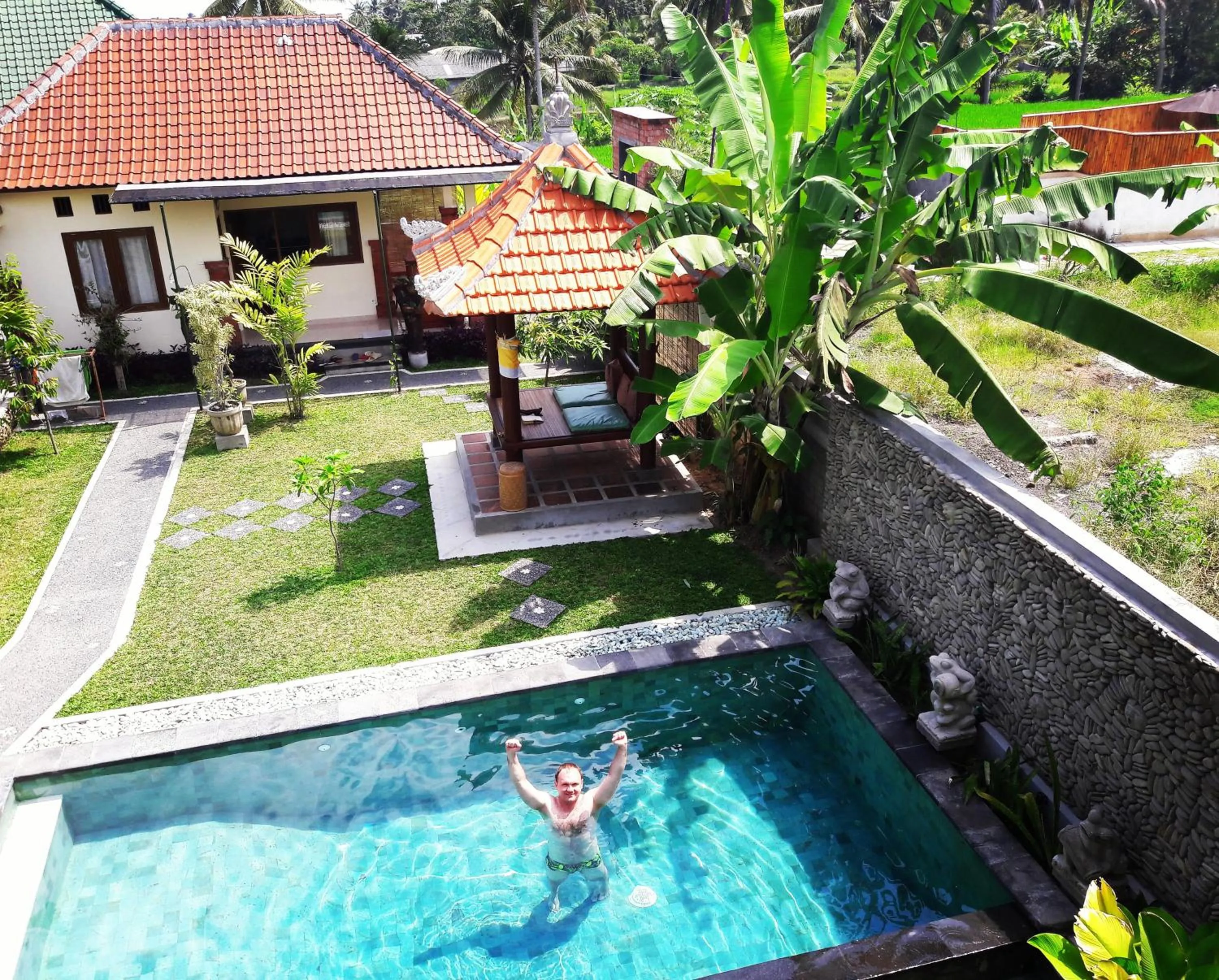 Swimming pool in Umah Dangin Guest House