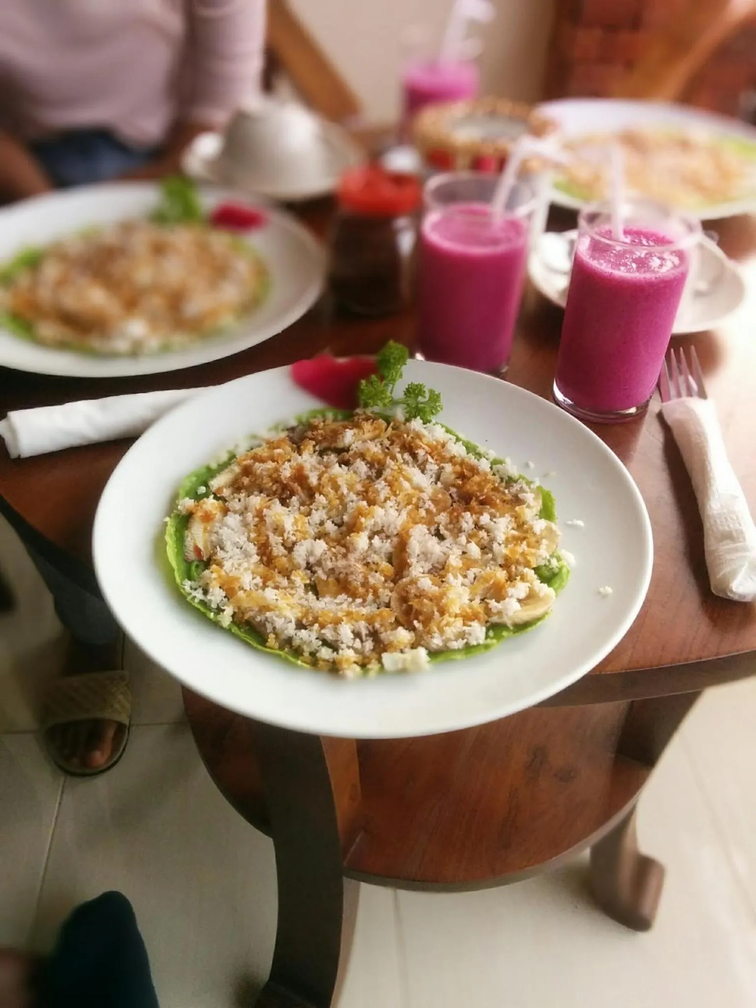 Food close-up in Umah Dangin Guest House