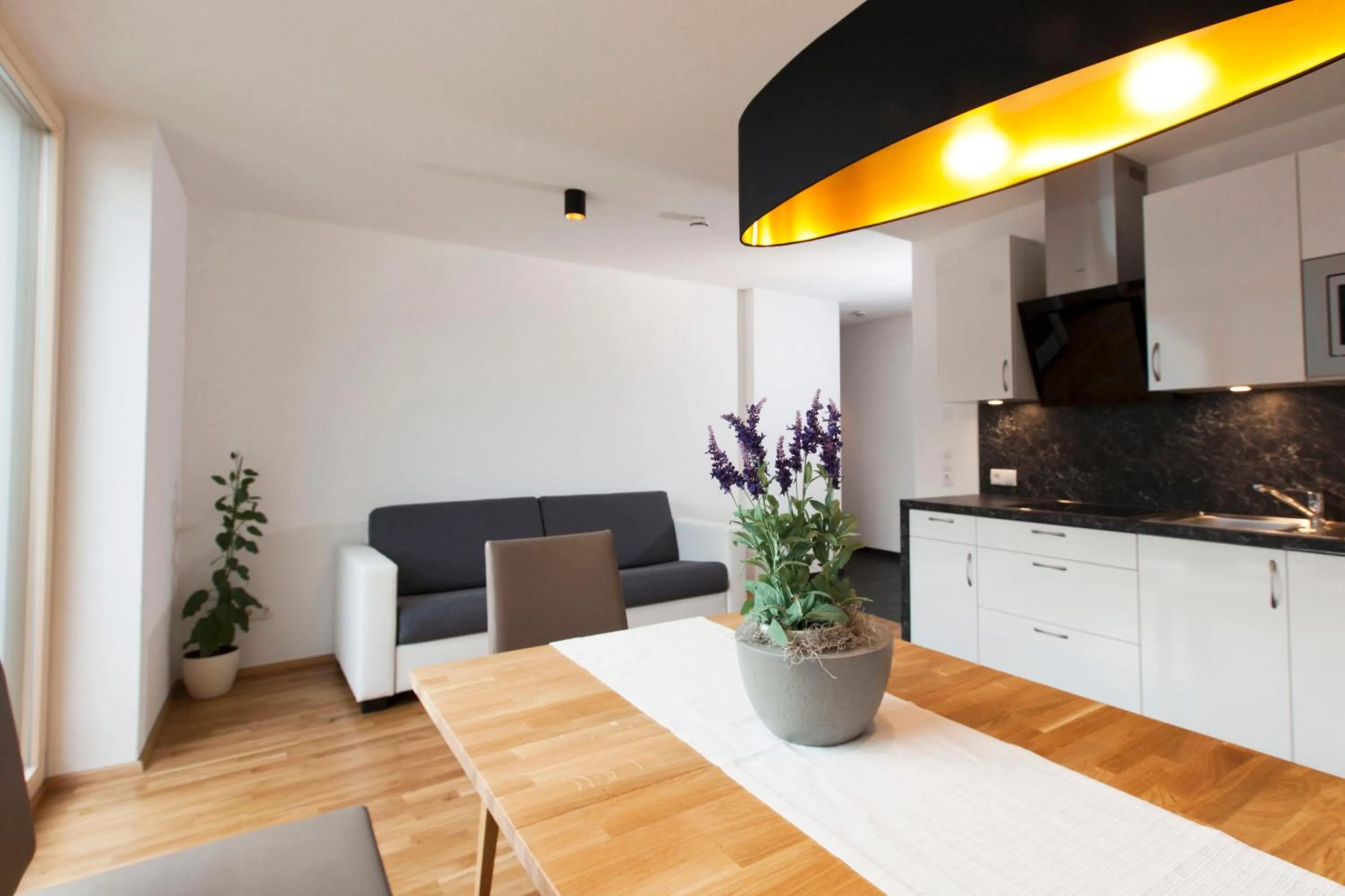 Communal kitchen in Nowders Apartments