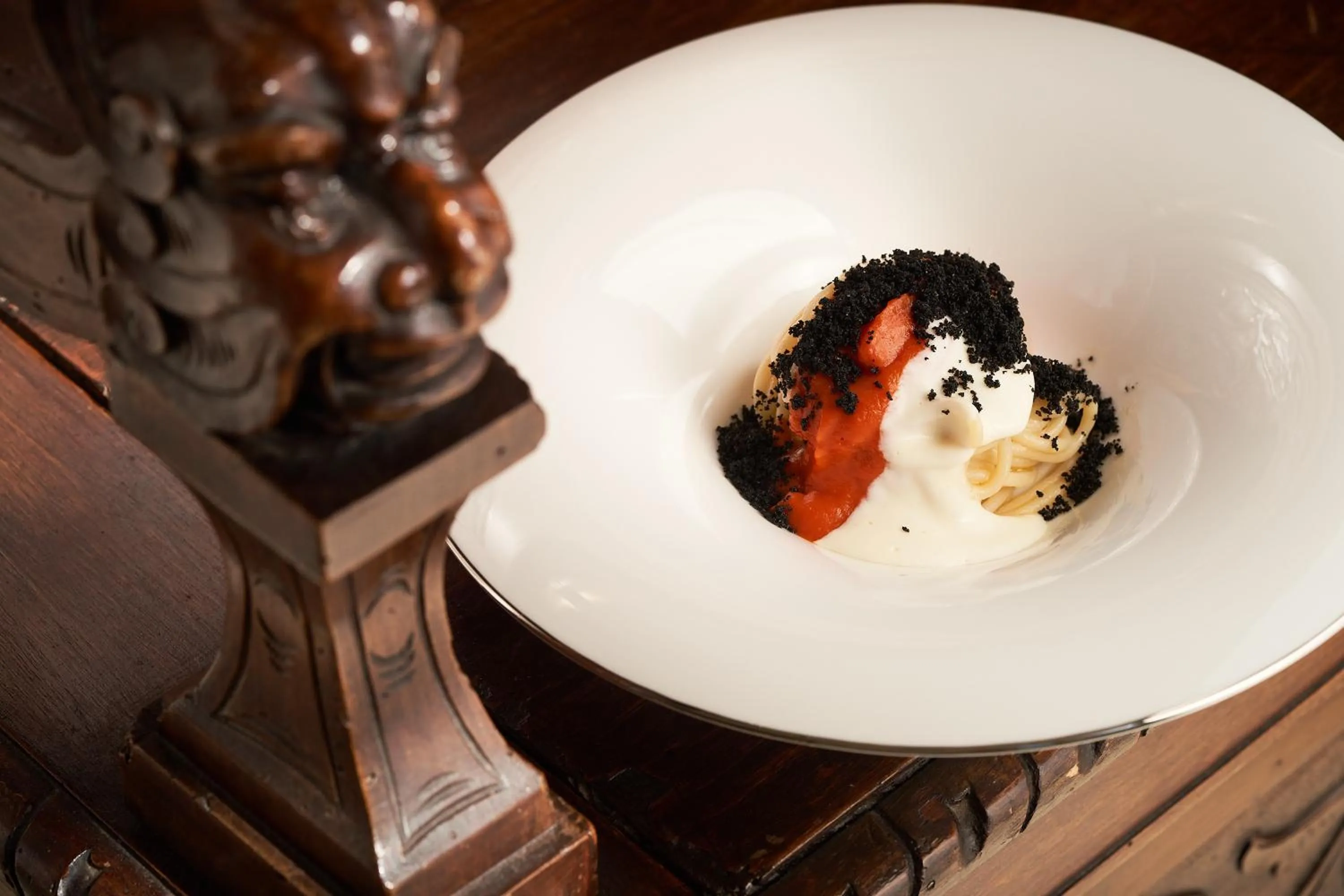 Food close-up in San Domenico Palace, Taormina, A Four Seasons Hotel