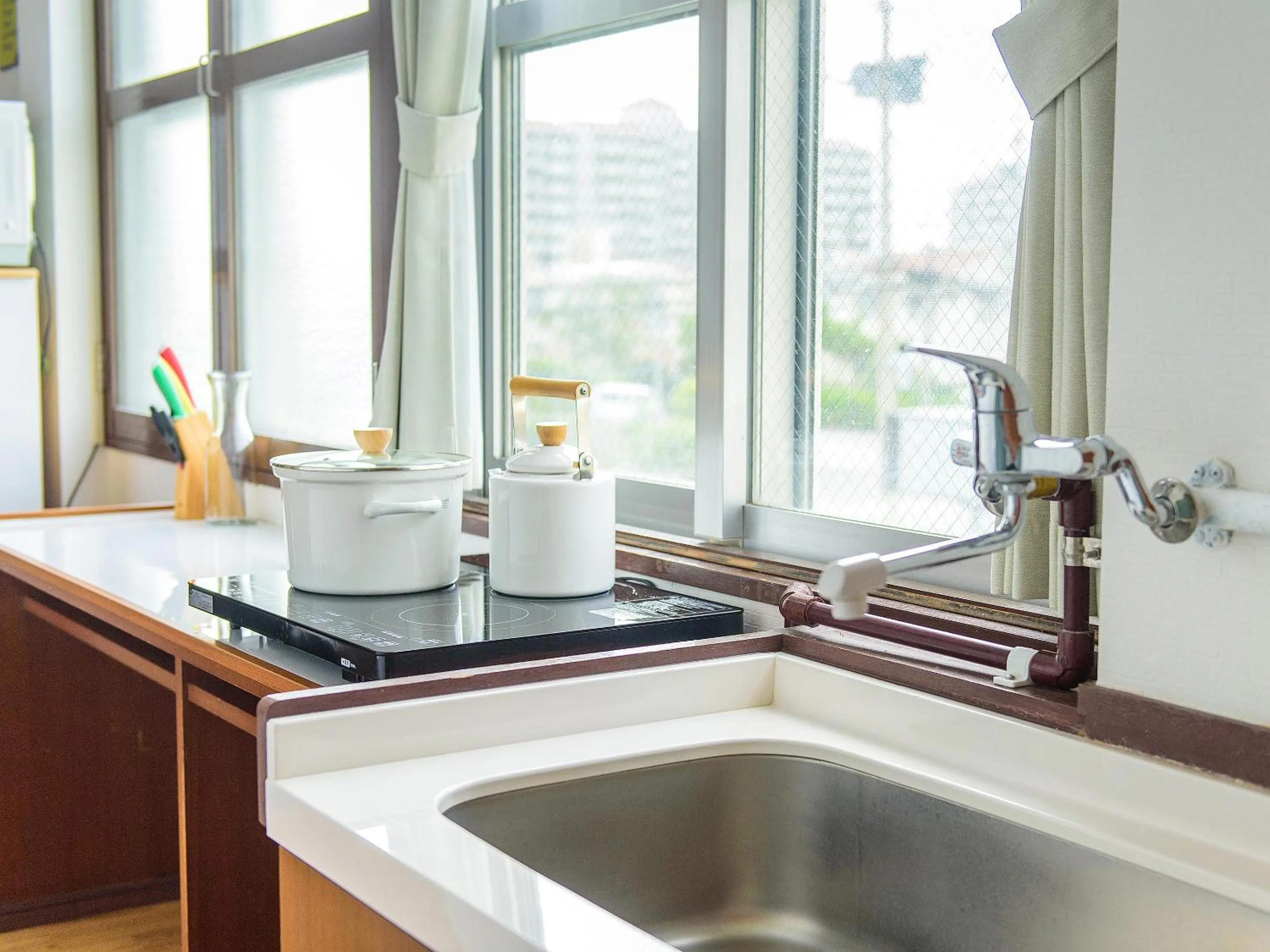 Kitchen or kitchenette in El Sol Town Okinawa