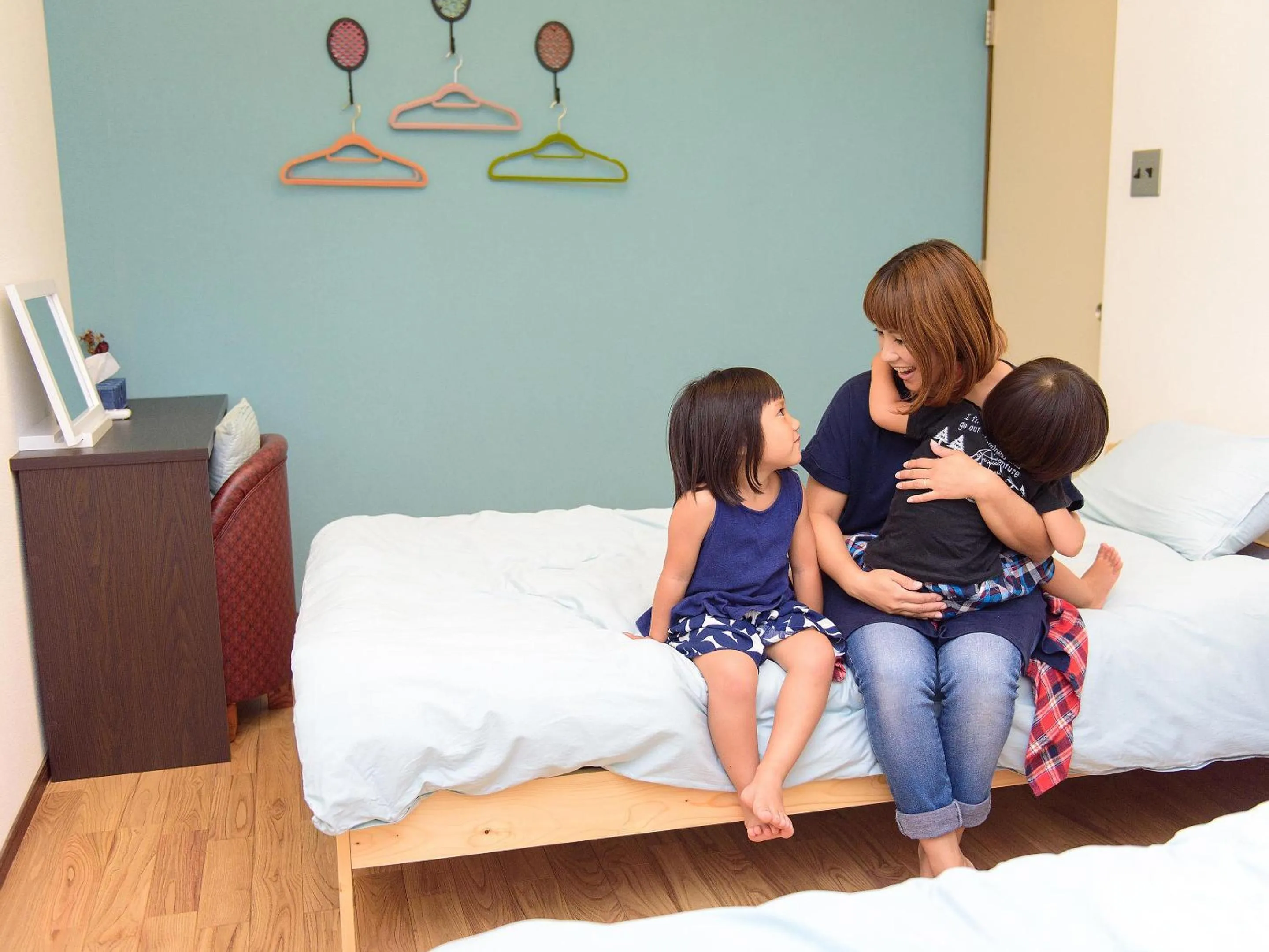 Bedroom, Bed in El Sol Town Okinawa