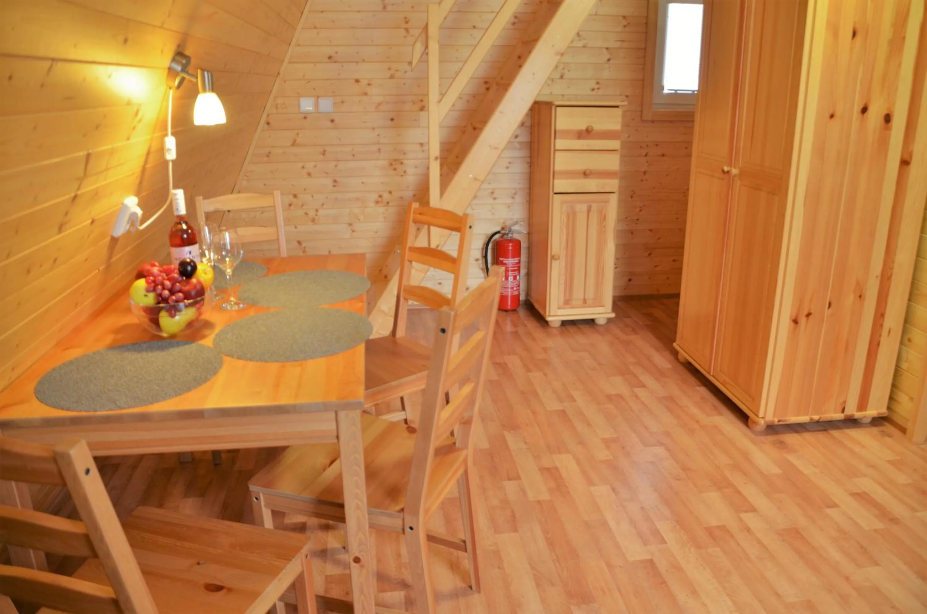 Dining area in Chatky Sázava