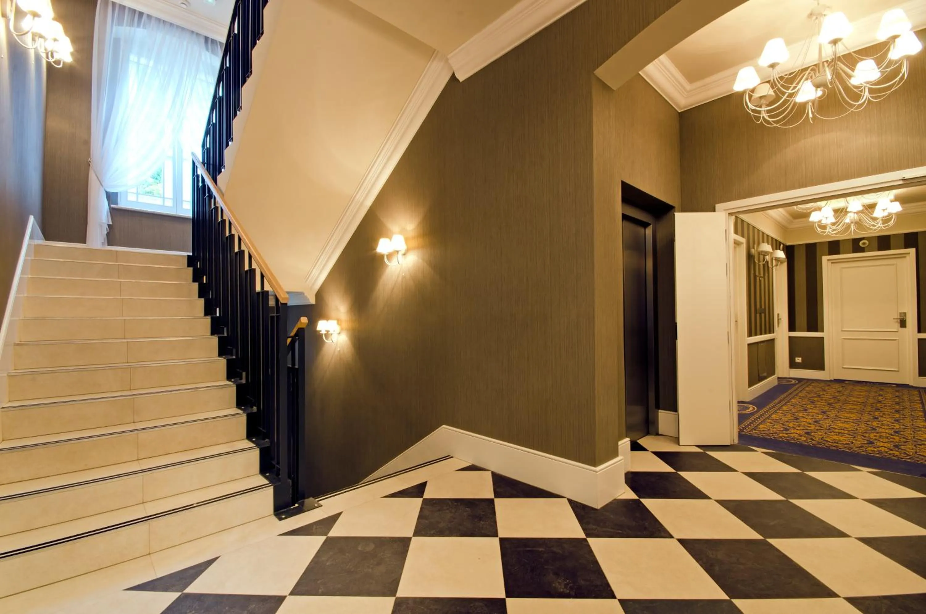 Lobby or reception in Willa Mała Pieniawa