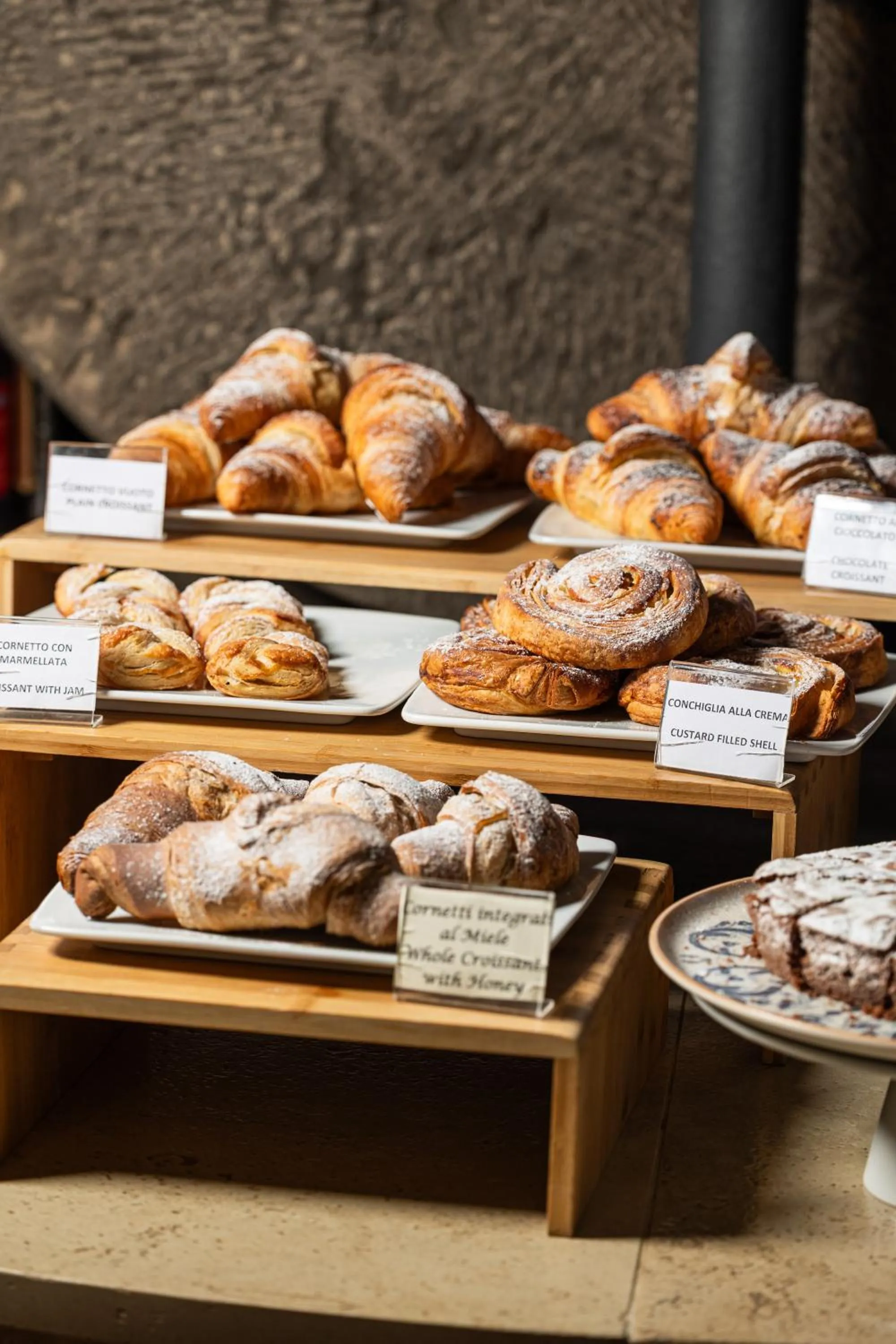 Italian breakfast in Hotel La Corte Del Sole