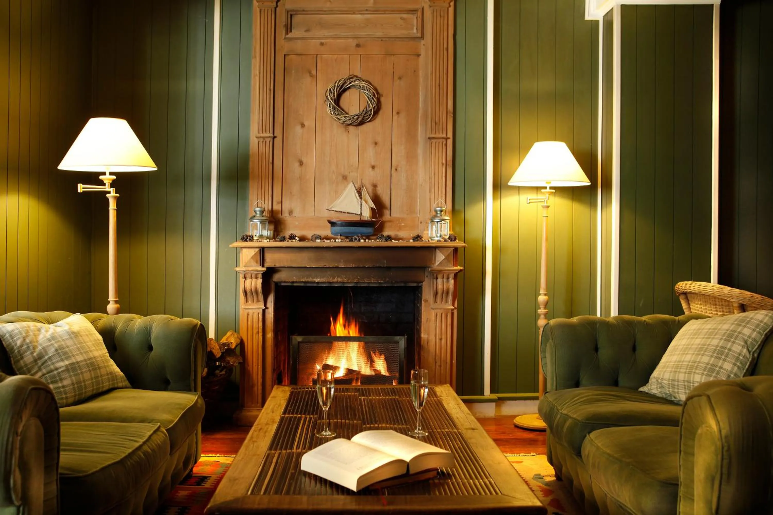 Living room in Le Grand Hotel des Bains & Spa - Bretagne