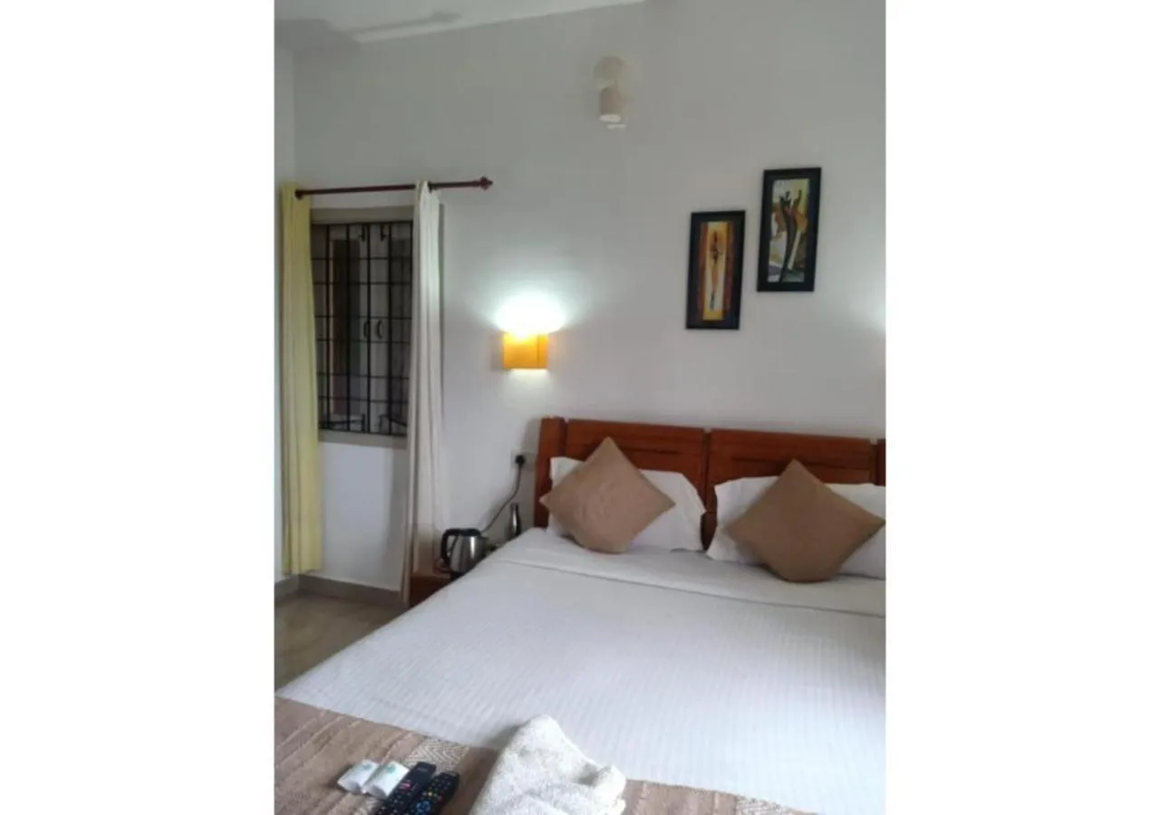 Bed in Syamantac Villa