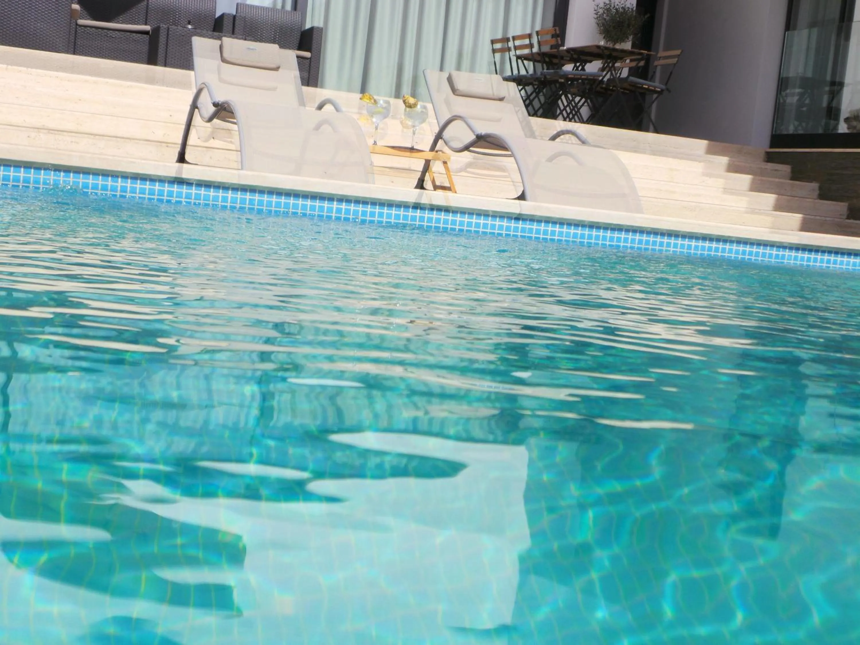 Pool view in DH Country House
