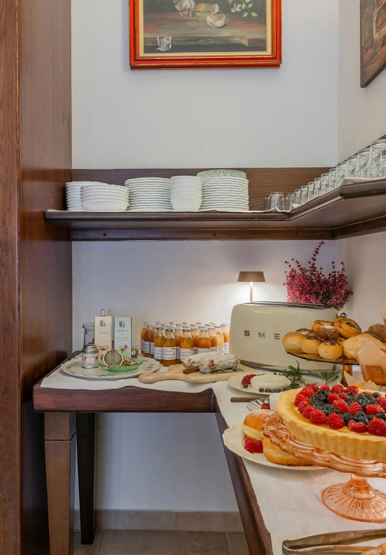 Buffet breakfast in Hotel Il Tiglio