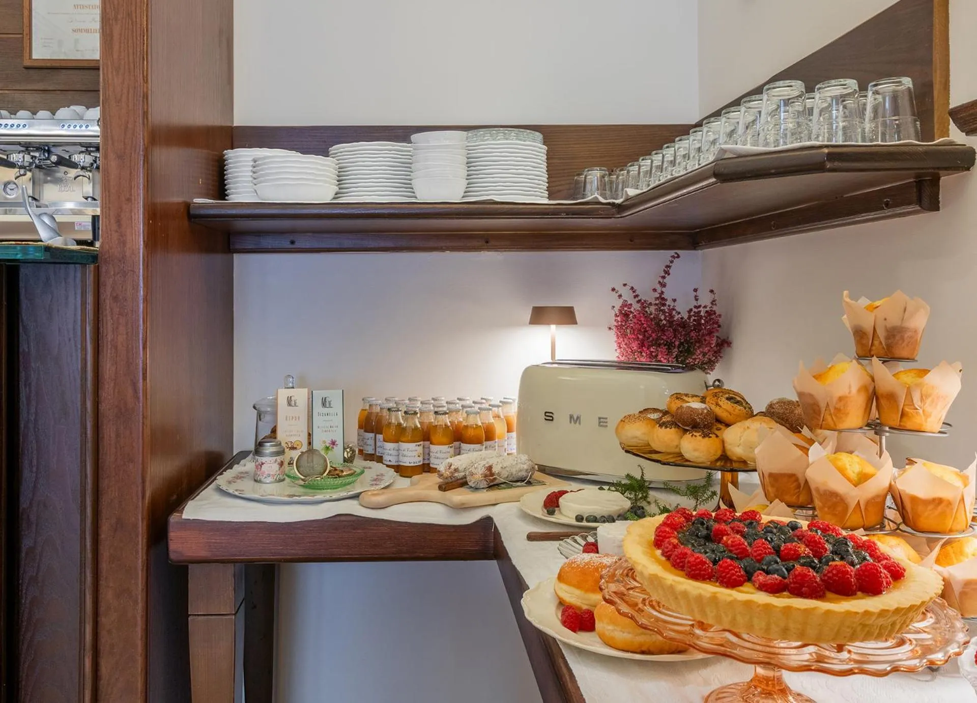 Food and drinks in Hotel Il Tiglio