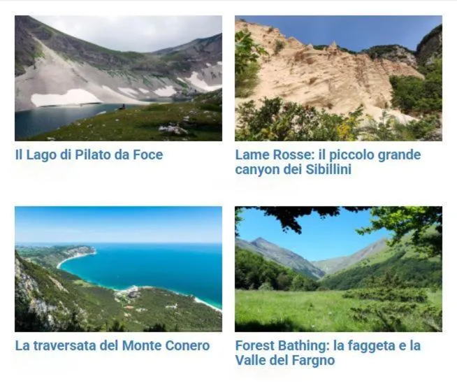 Natural landscape in Villa Montegenco B&B