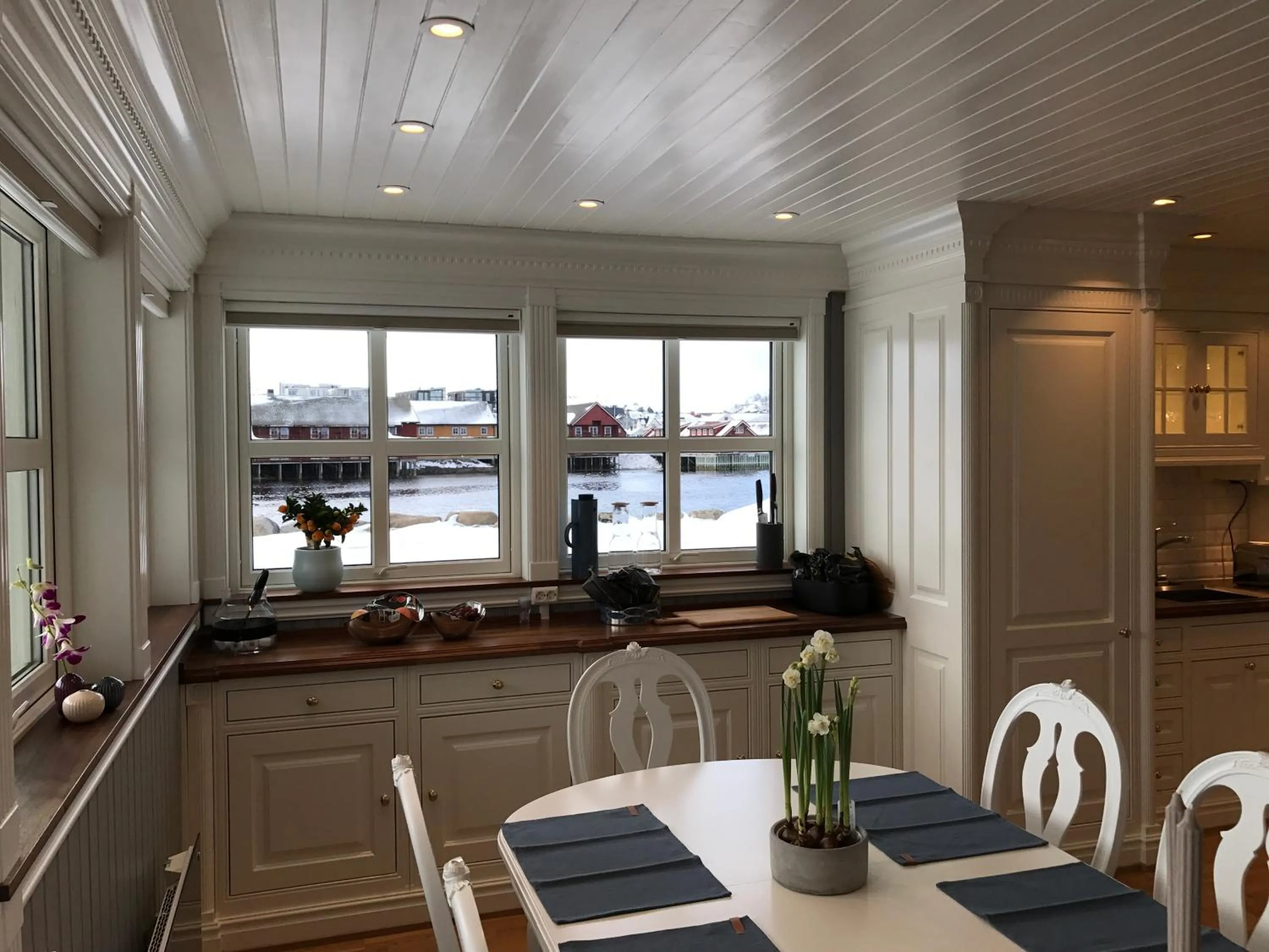 Living room in Rorbuanlegget Svolv¿Havn