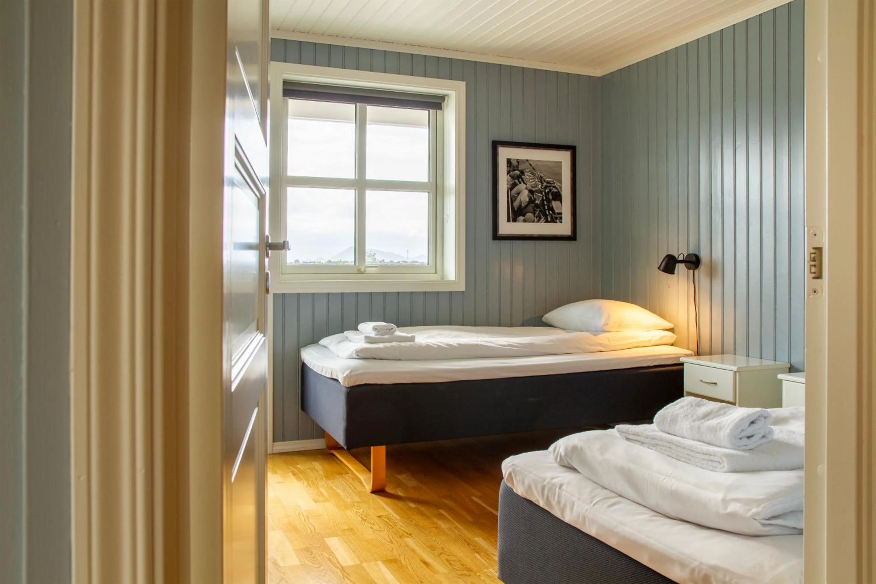 Bed in Rorbuene Svolvær Havn