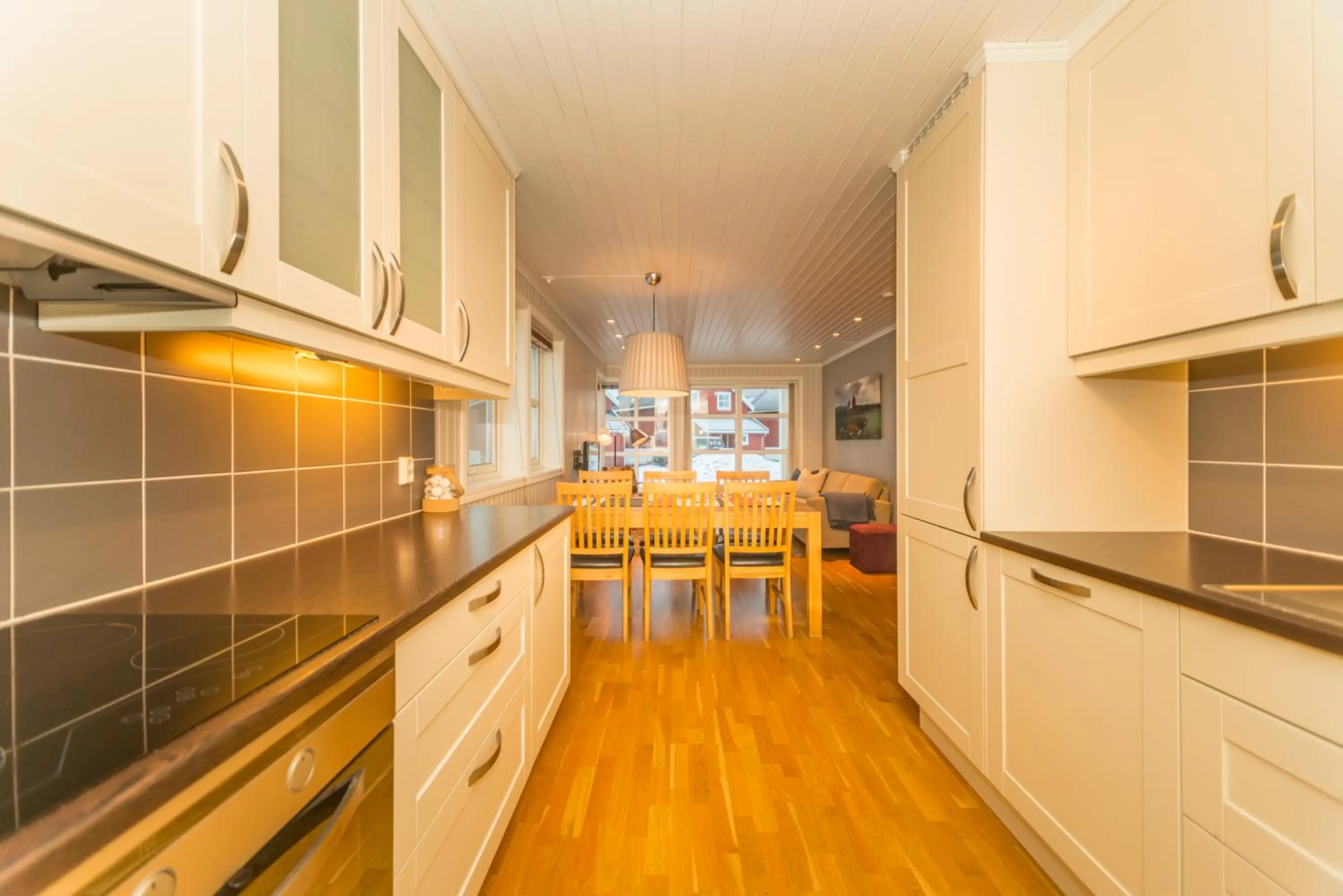 Kitchen or kitchenette in Rorbuene Svolvær Havn