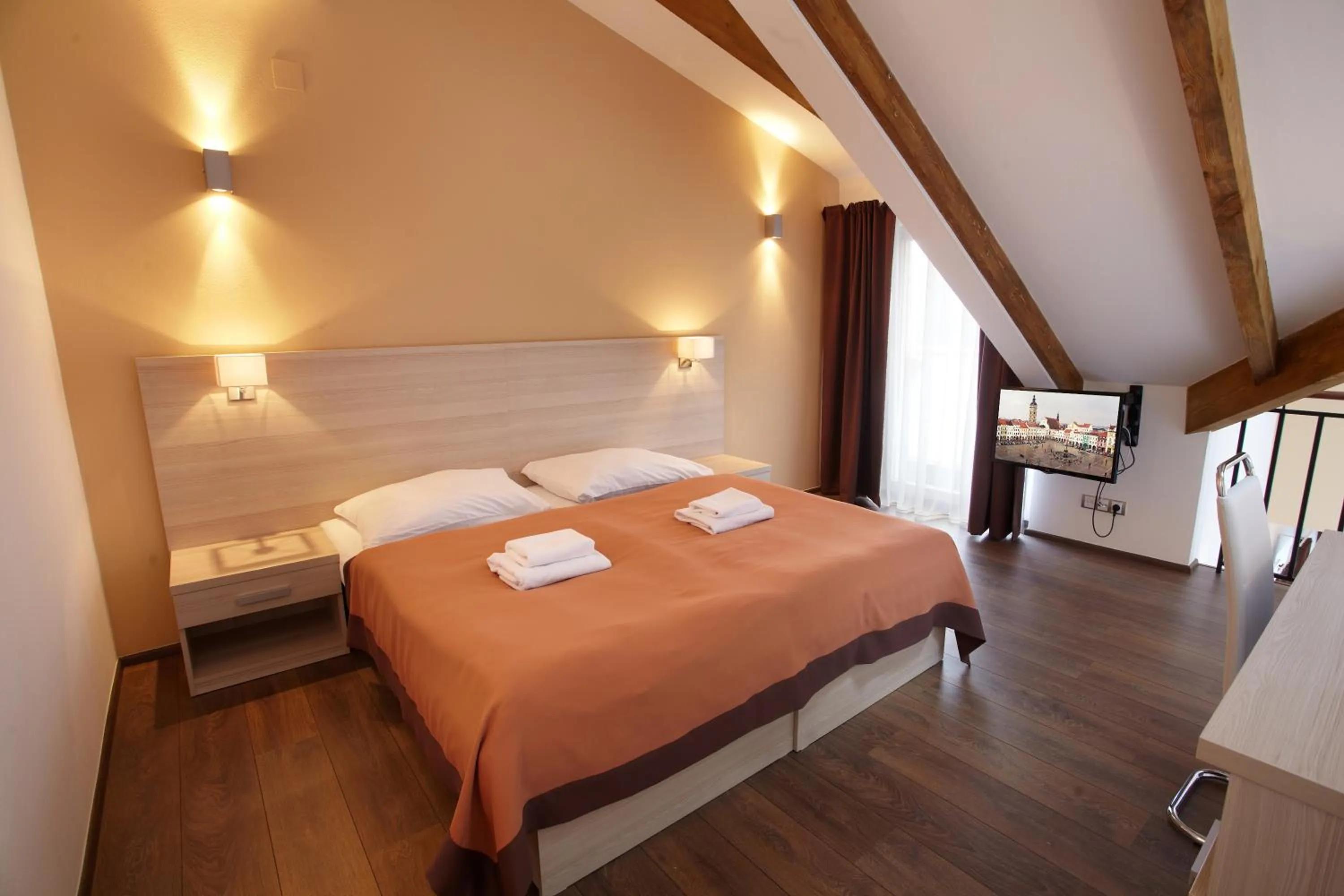 Bedroom, Bed in Residence U Černé Věže České Budějovice