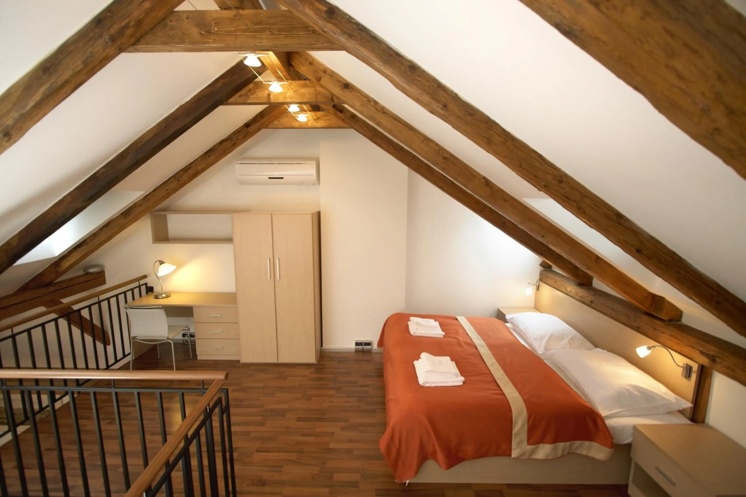 Bedroom, Bed in Residence U Černé Věže České Budějovice