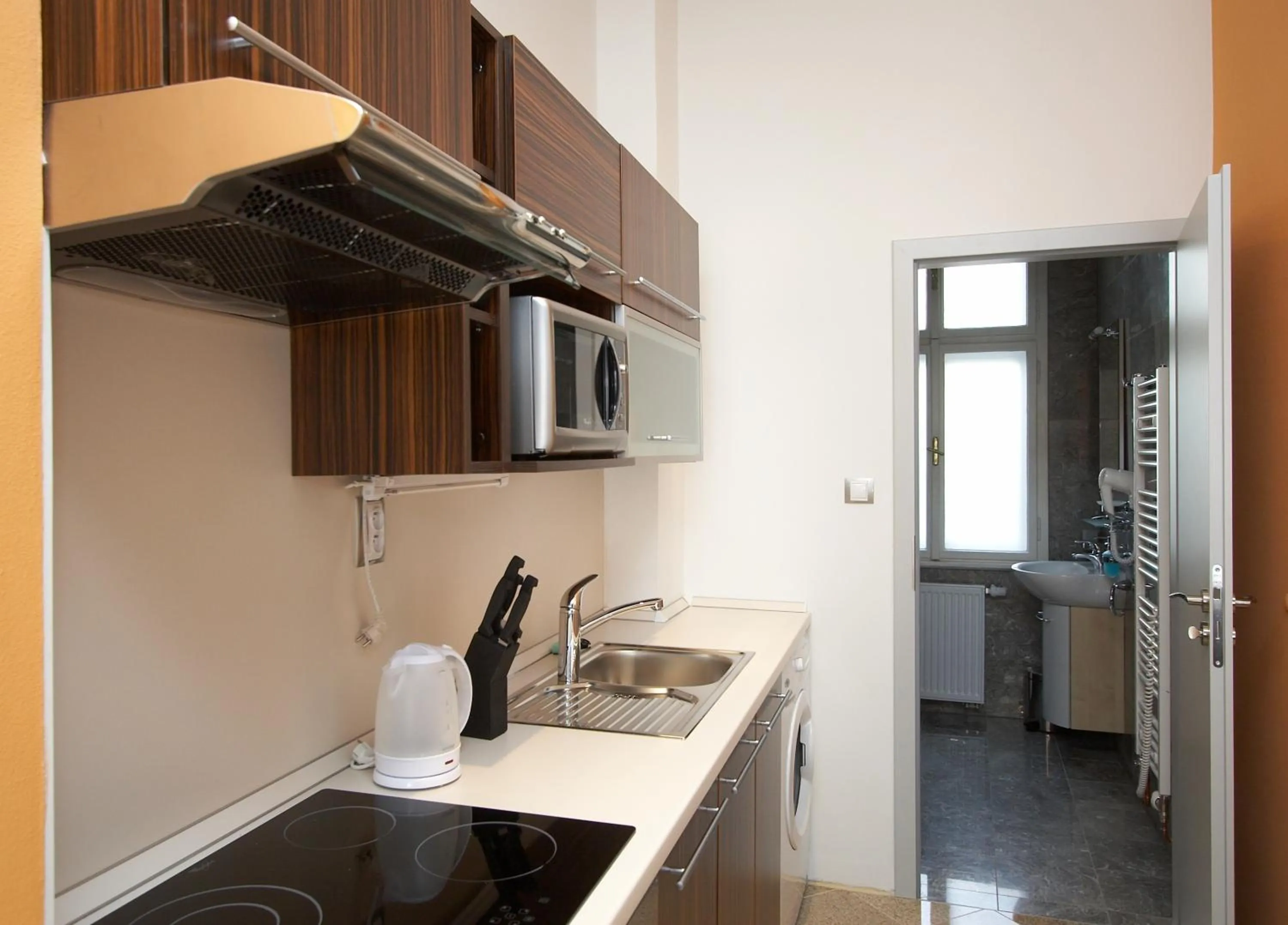 Kitchen or kitchenette in Residence U Černé Věže České Budějovice