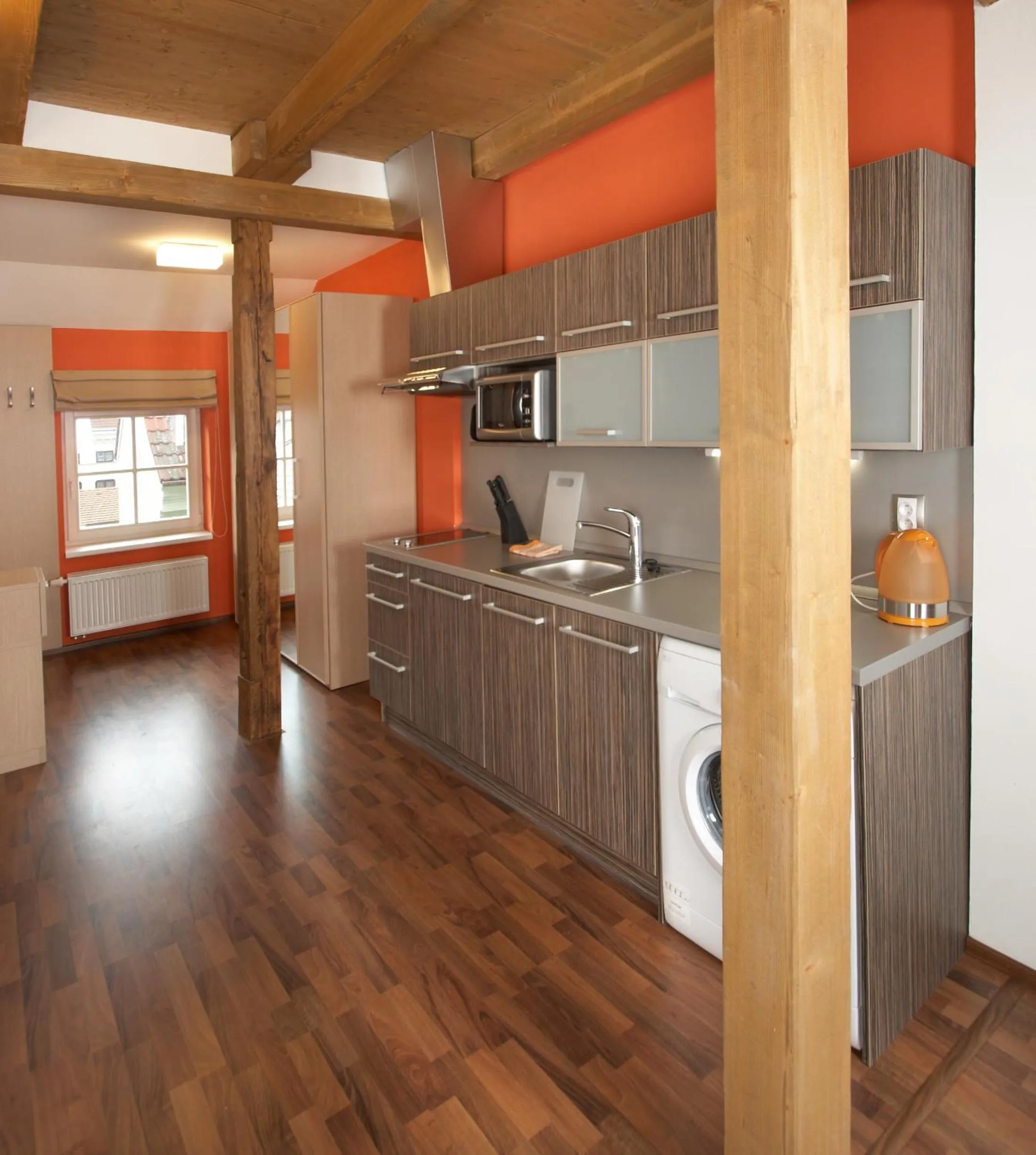 Kitchen or kitchenette in Residence U Černé Věže České Budějovice