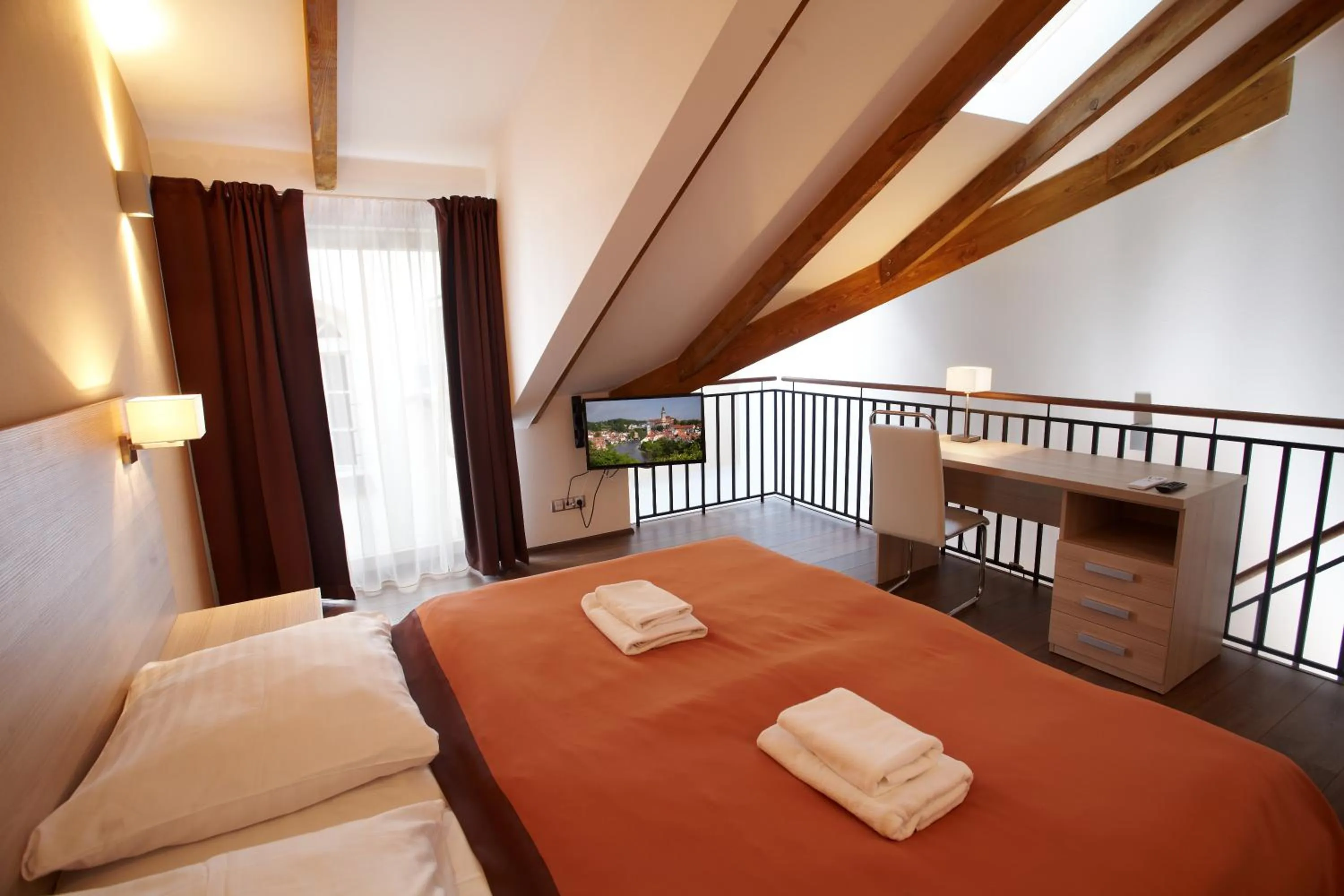 Bedroom, Bed in Residence U Černé Věže České Budějovice