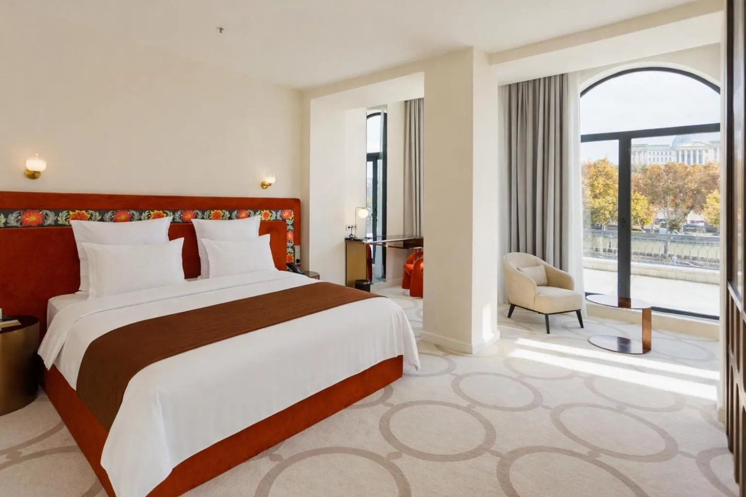 Bed in Ambassadori Tbilisi Hotel