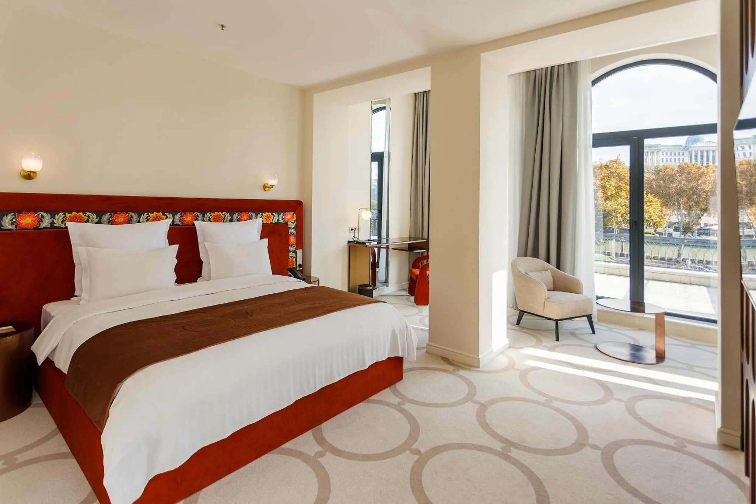 Bed in Ambassadori Tbilisi Hotel