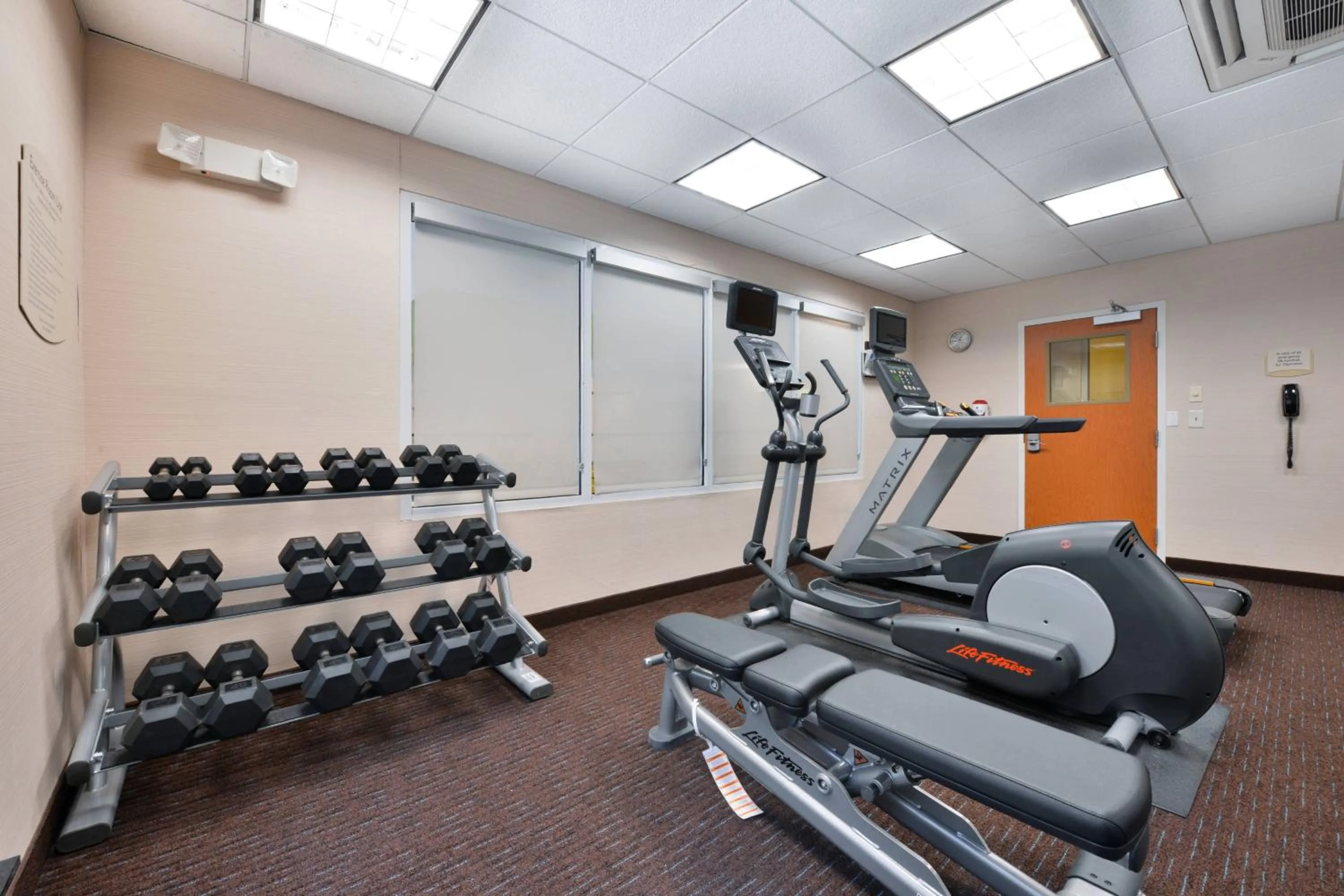 Fitness centre/facilities in Fairfield Inn and Suites by Marriott Asheboro