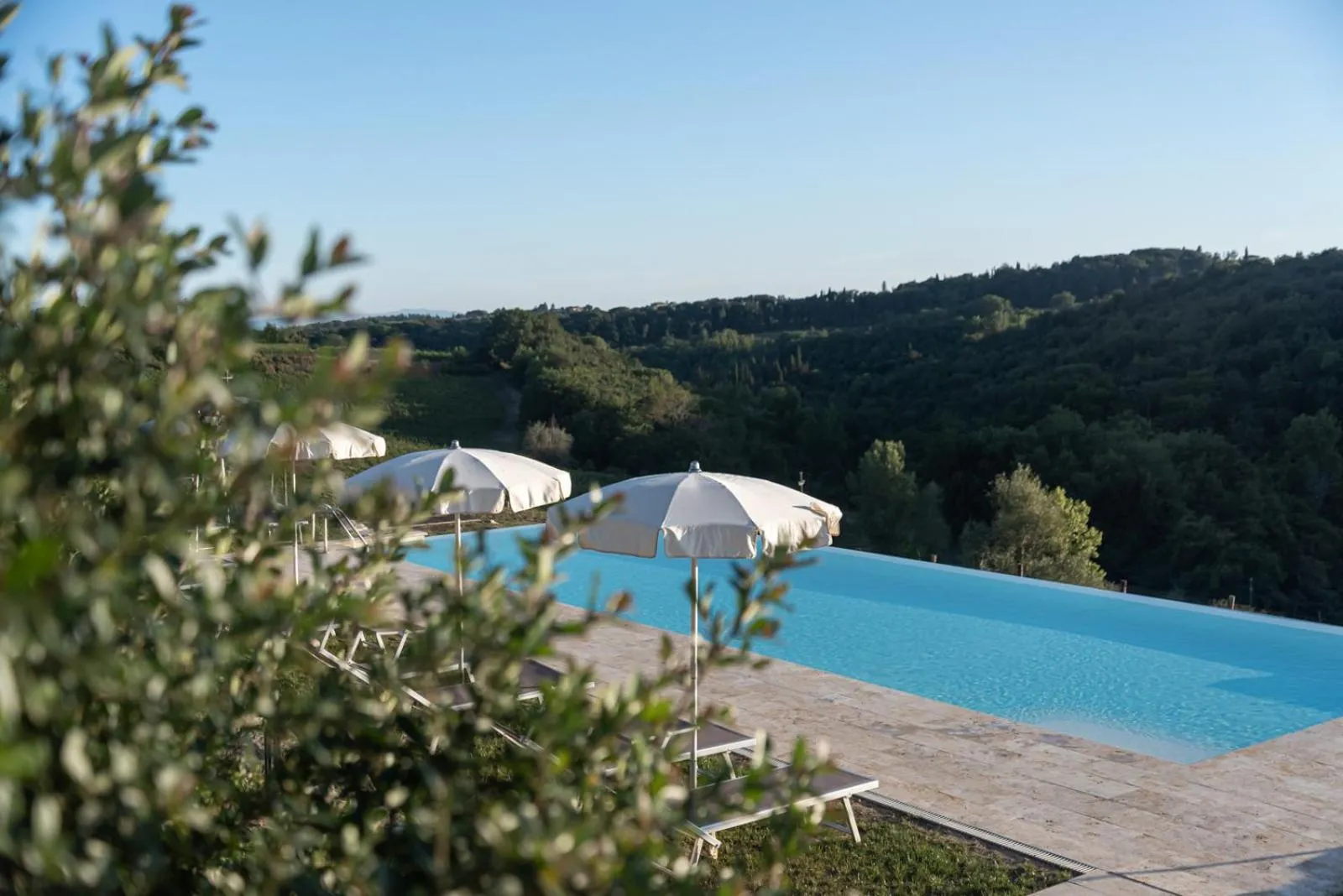 Chianti B&B Design infinity pool shared