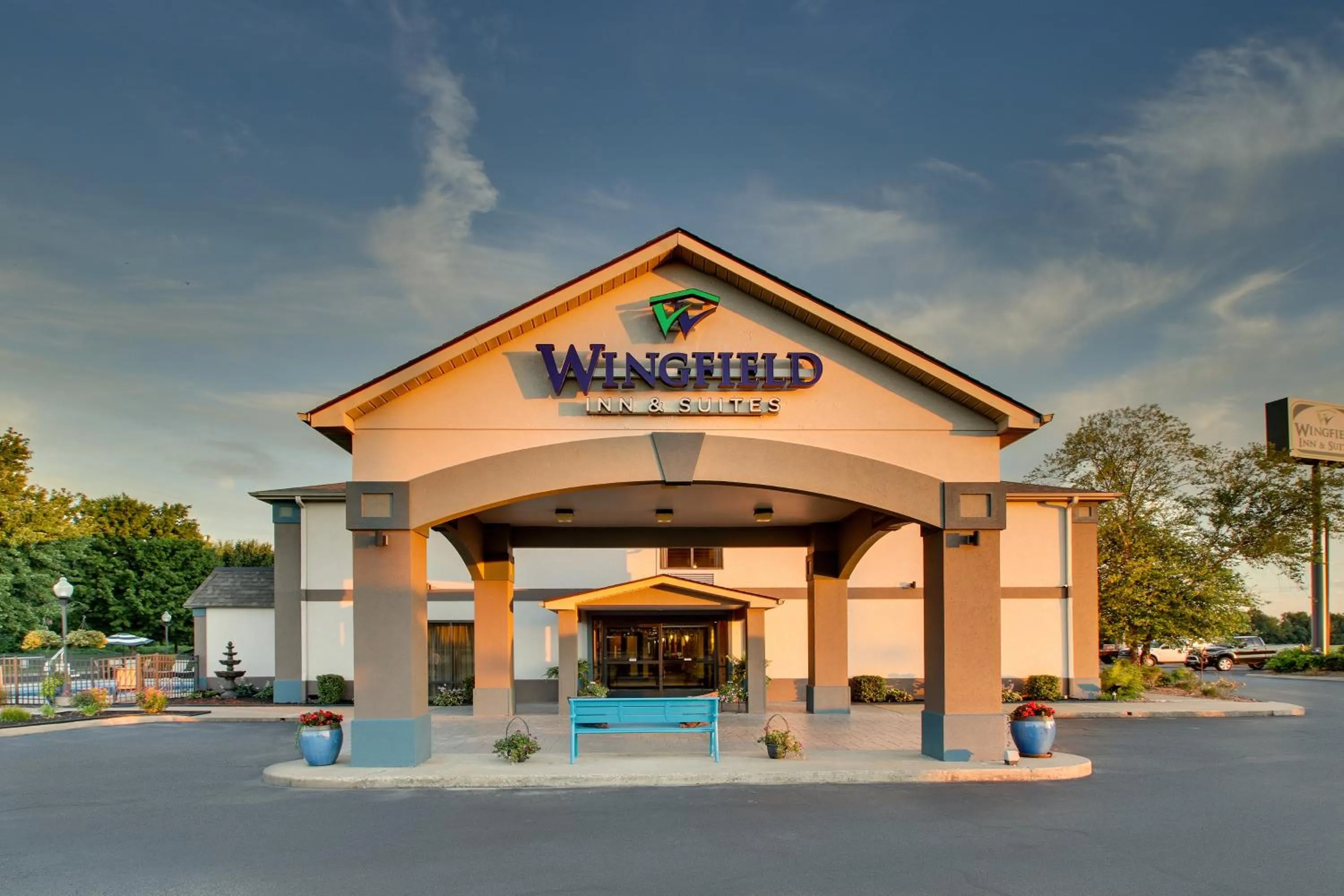 Property building in Greenfield Inn & Suites Owensboro, KY Airport