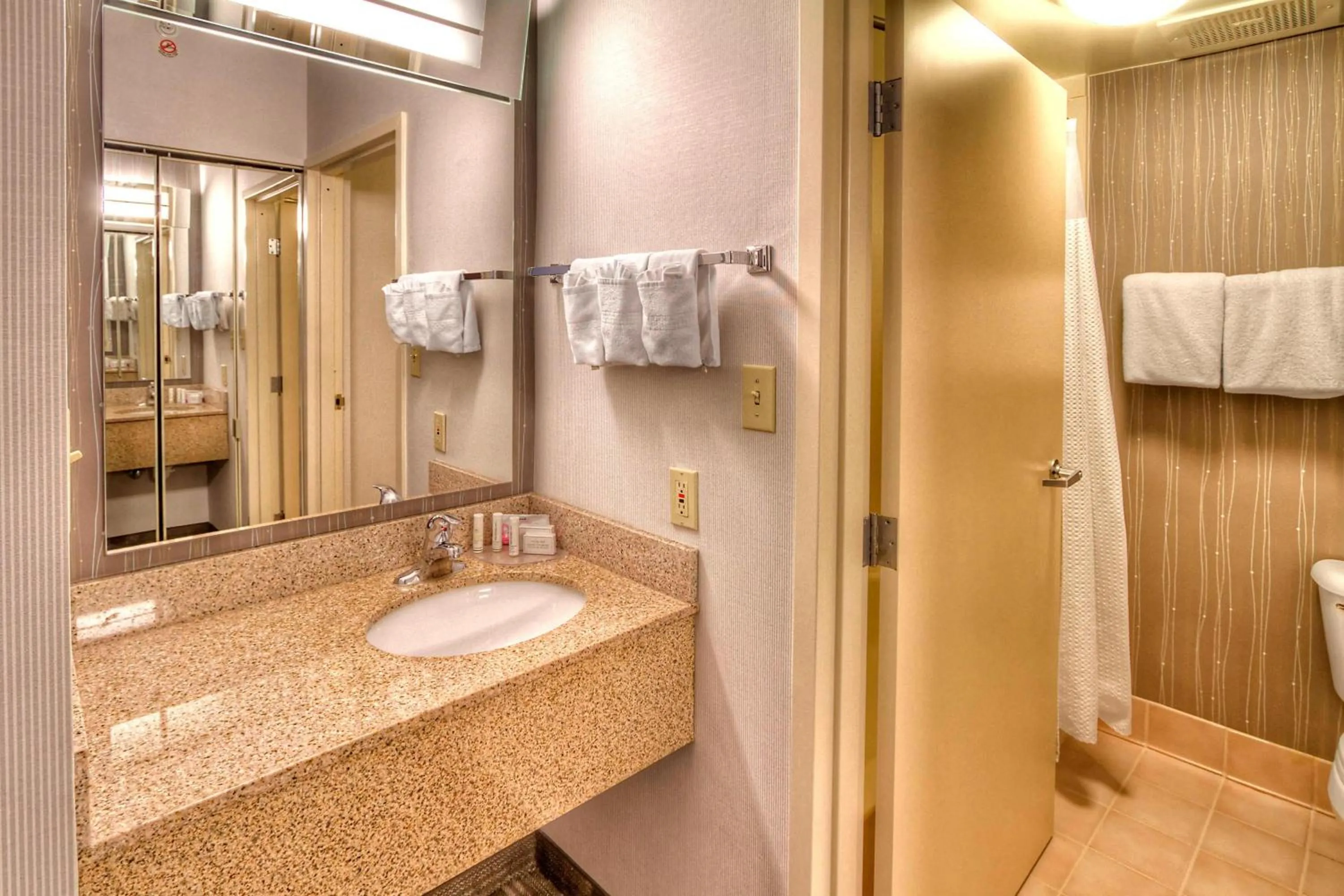 Bathroom in Courtyard by Marriott Burlington