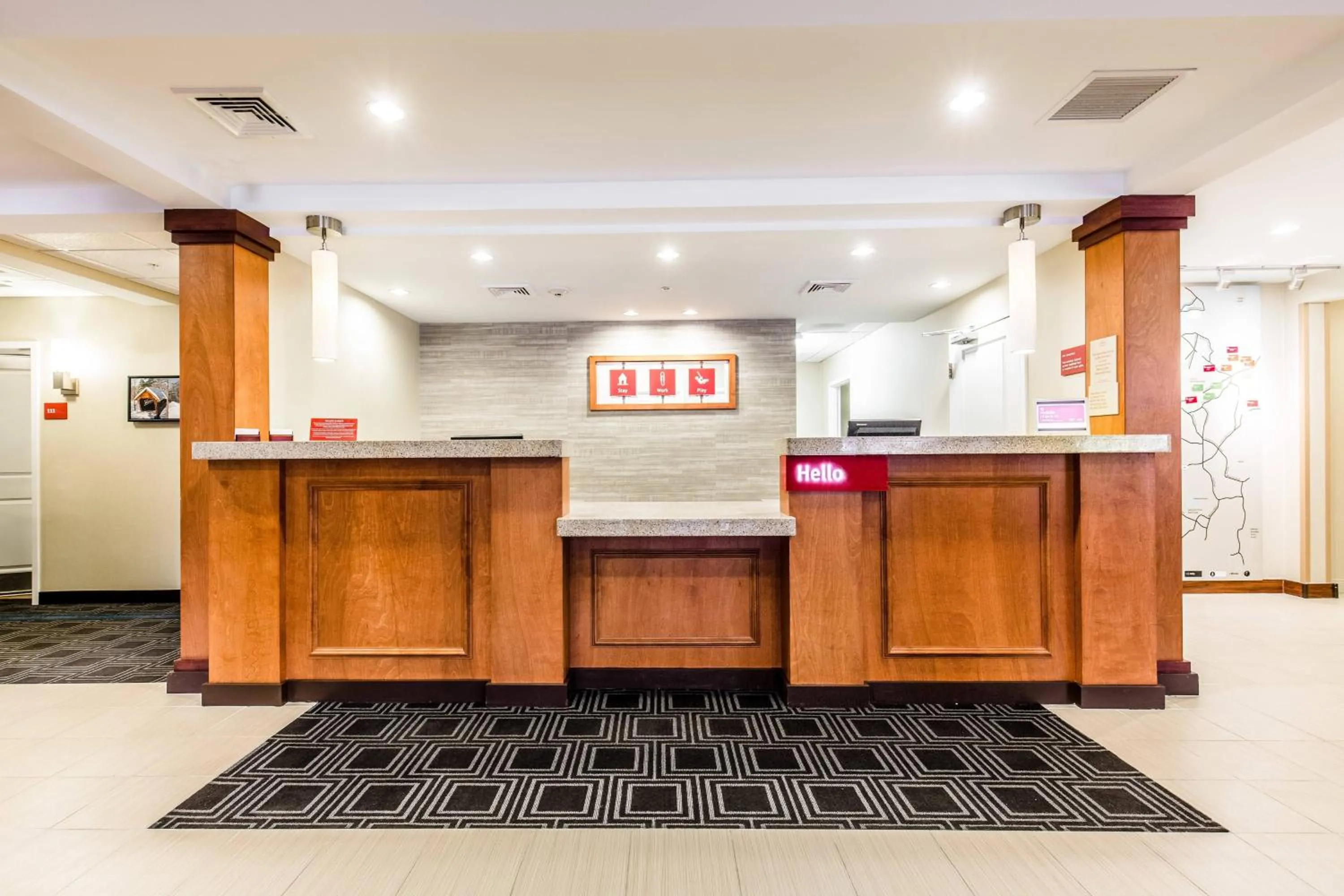 Lobby or reception in TownePlace Suites by Marriott Gilford