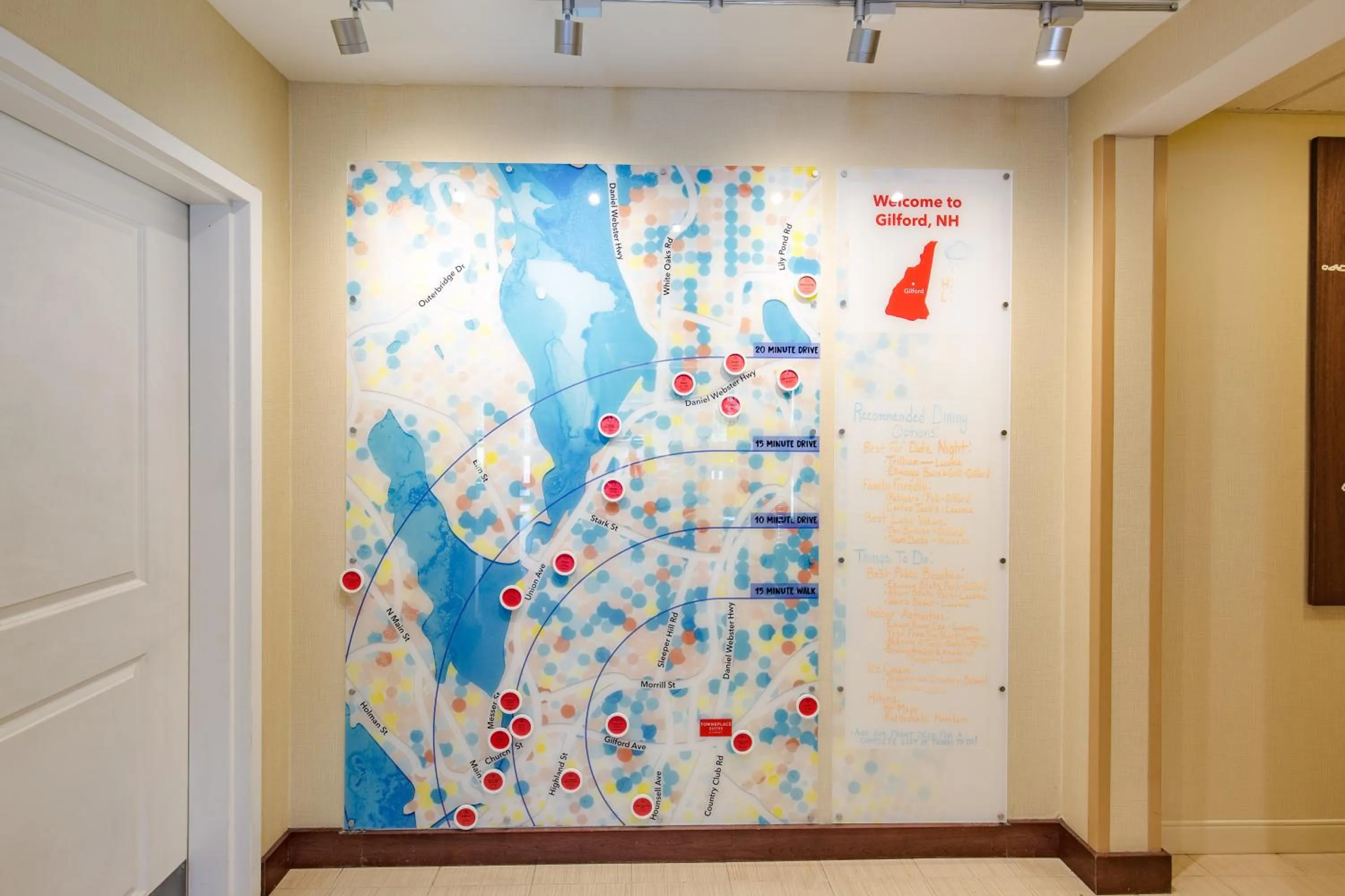 Lobby or reception in TownePlace Suites by Marriott Gilford