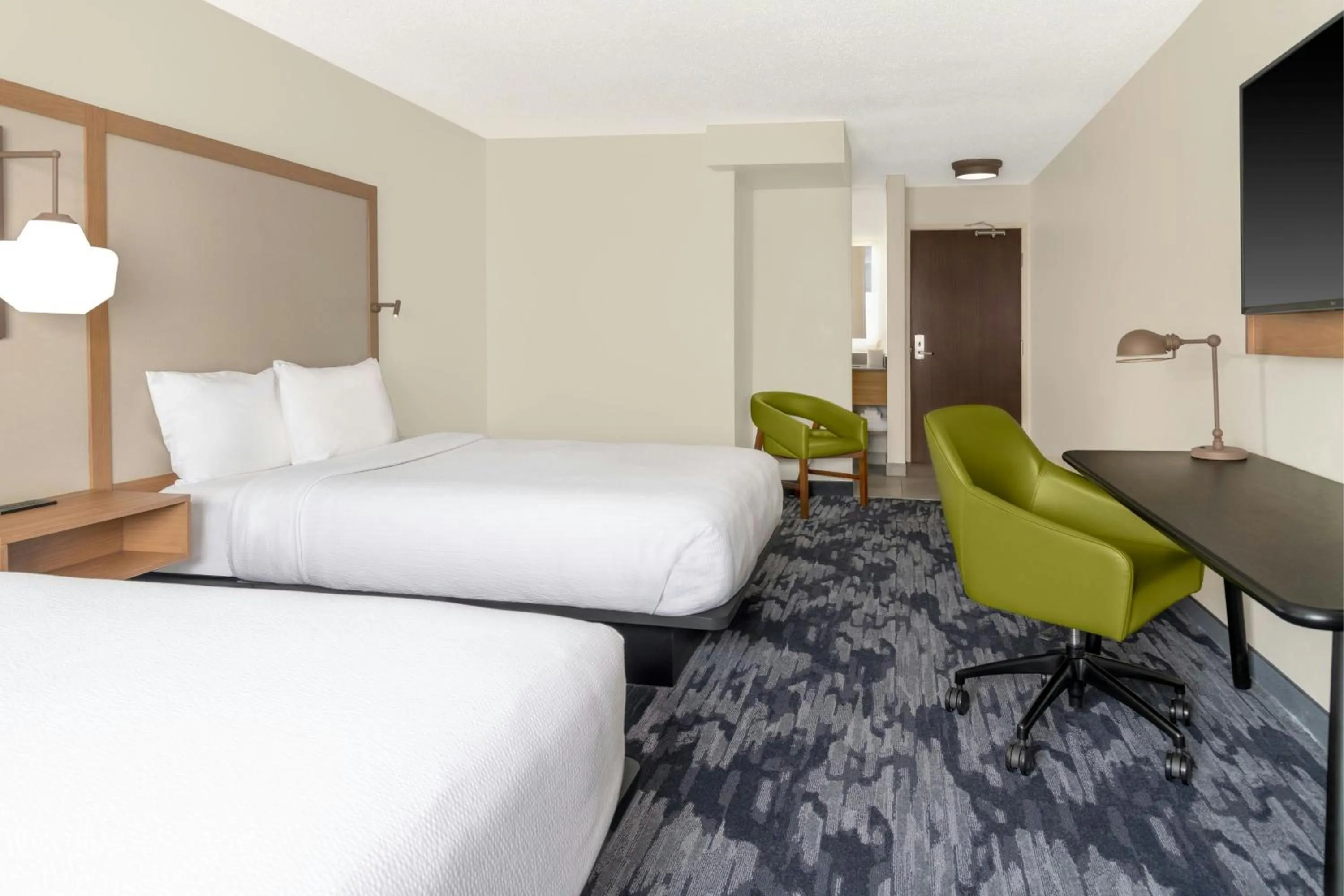 Photo of the whole room, Bed in Fairfield Inn & Suites Jackson