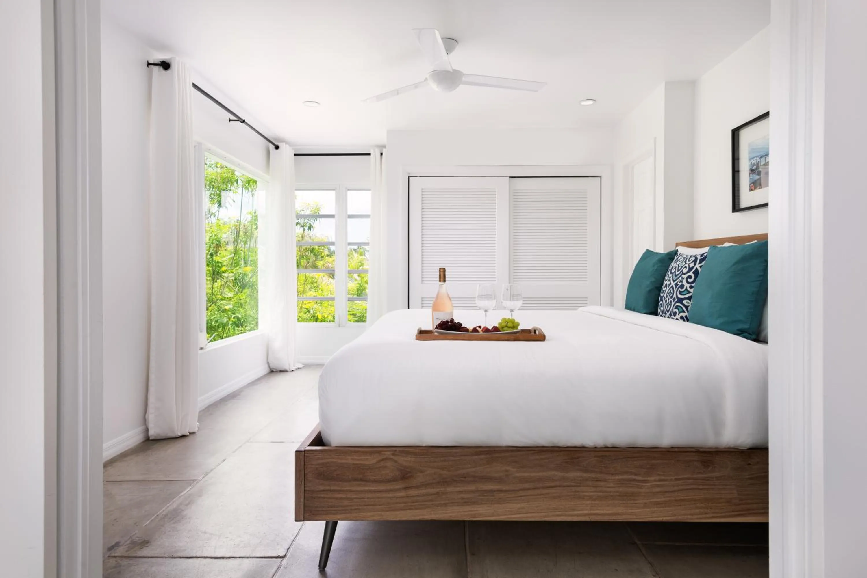 Bed in The Oasis at Grace Bay