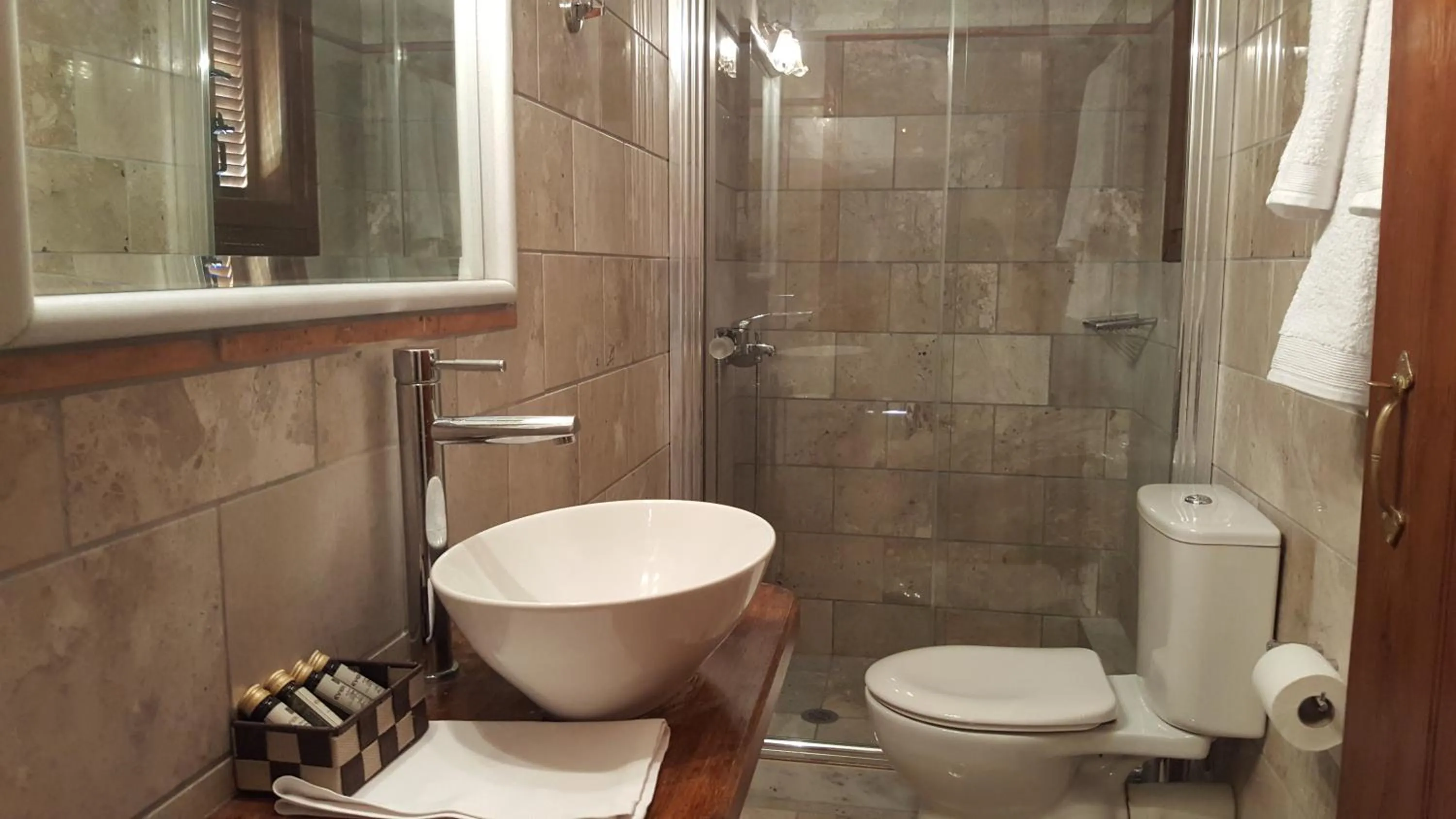 Shower in Liotrivi Historical Mansion and Boutique Hotel