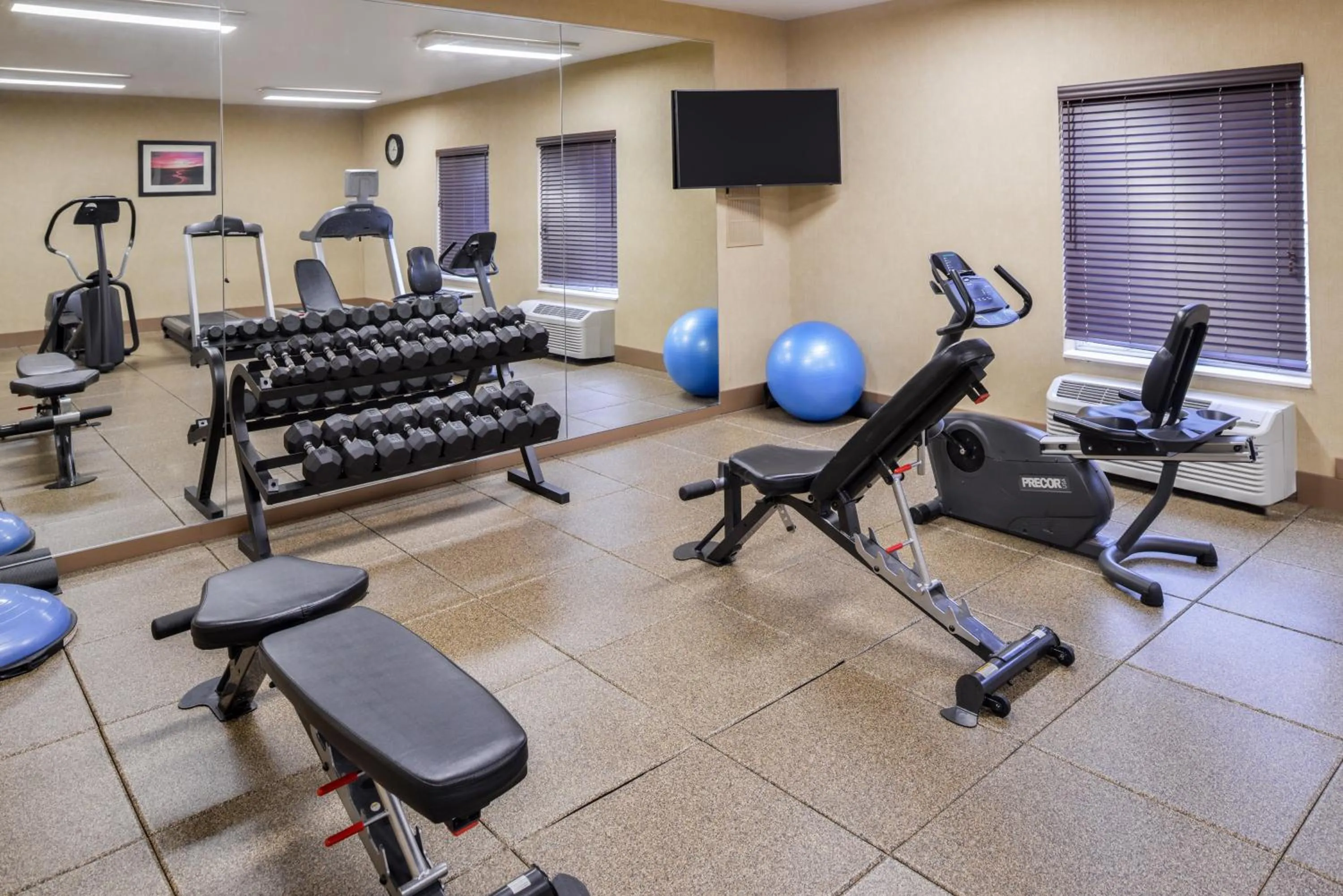Fitness centre/facilities in Holiday Inn Express Hotel & Suites Sioux Falls At Empire Mall by IHG