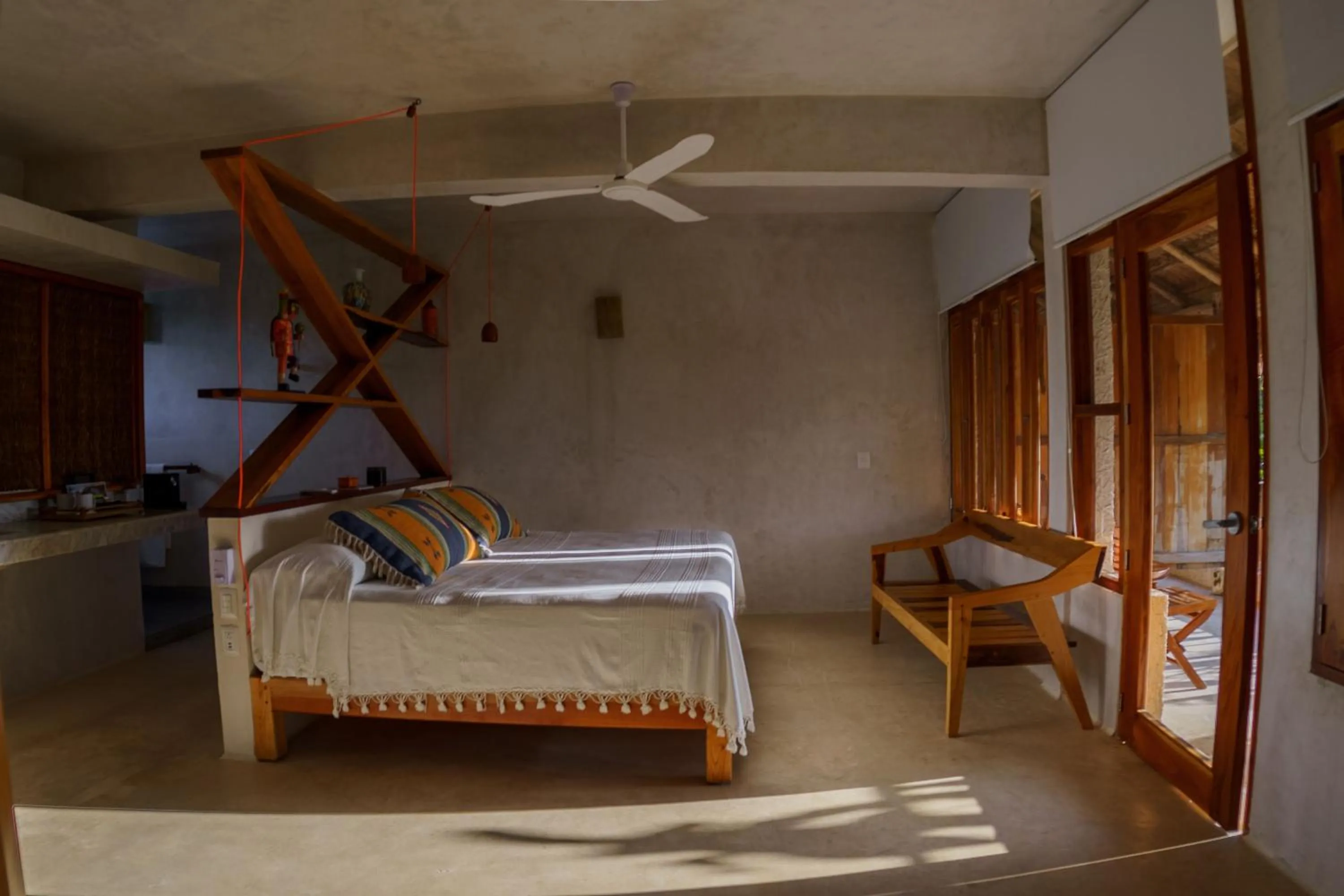 Bed in Hotel Pocna Tulum