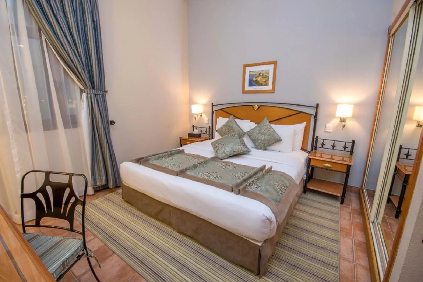 Bed in Mena Holiday Beach Resort Half Moon