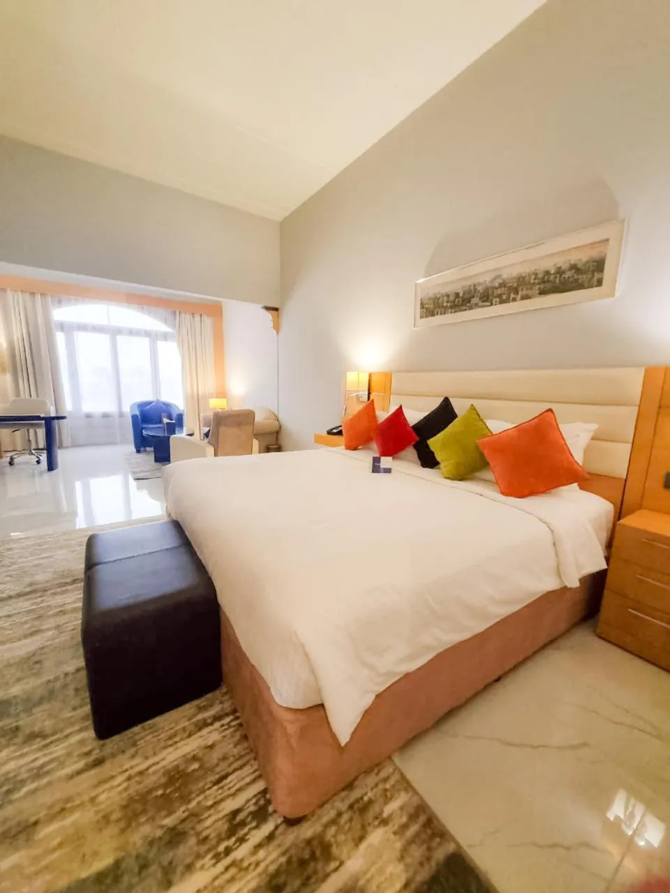 Bed in Mena Holiday Beach Resort Half Moon