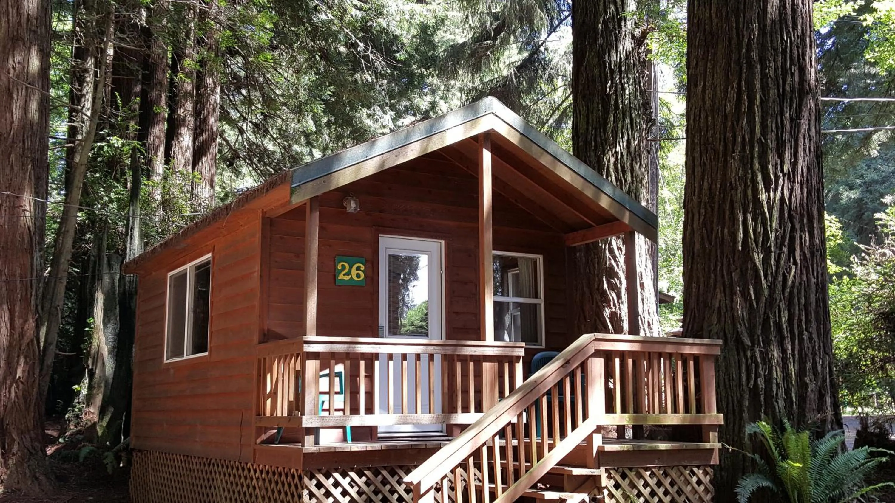 Property building in Emerald Forest Cabins