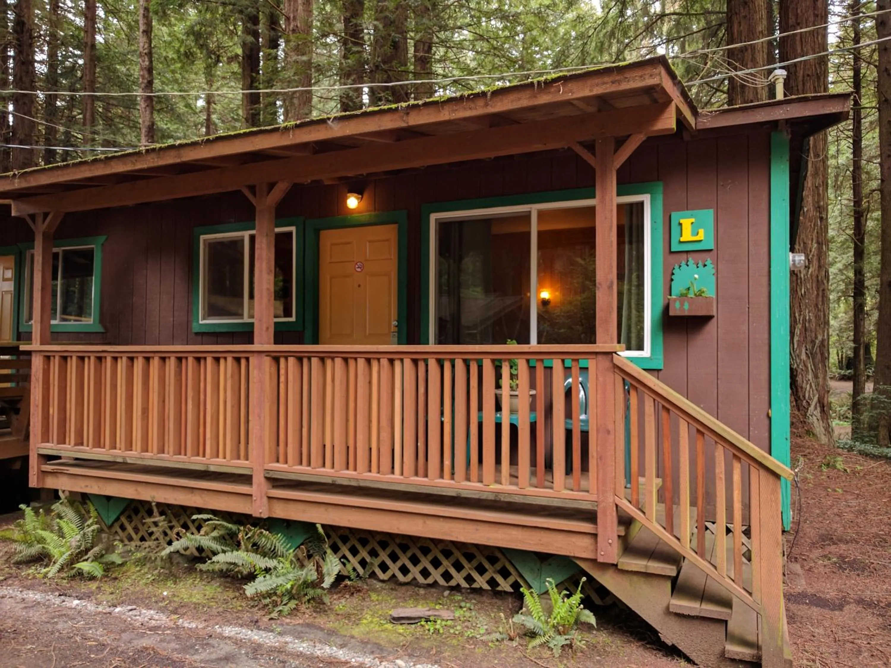Property building in Emerald Forest Cabins