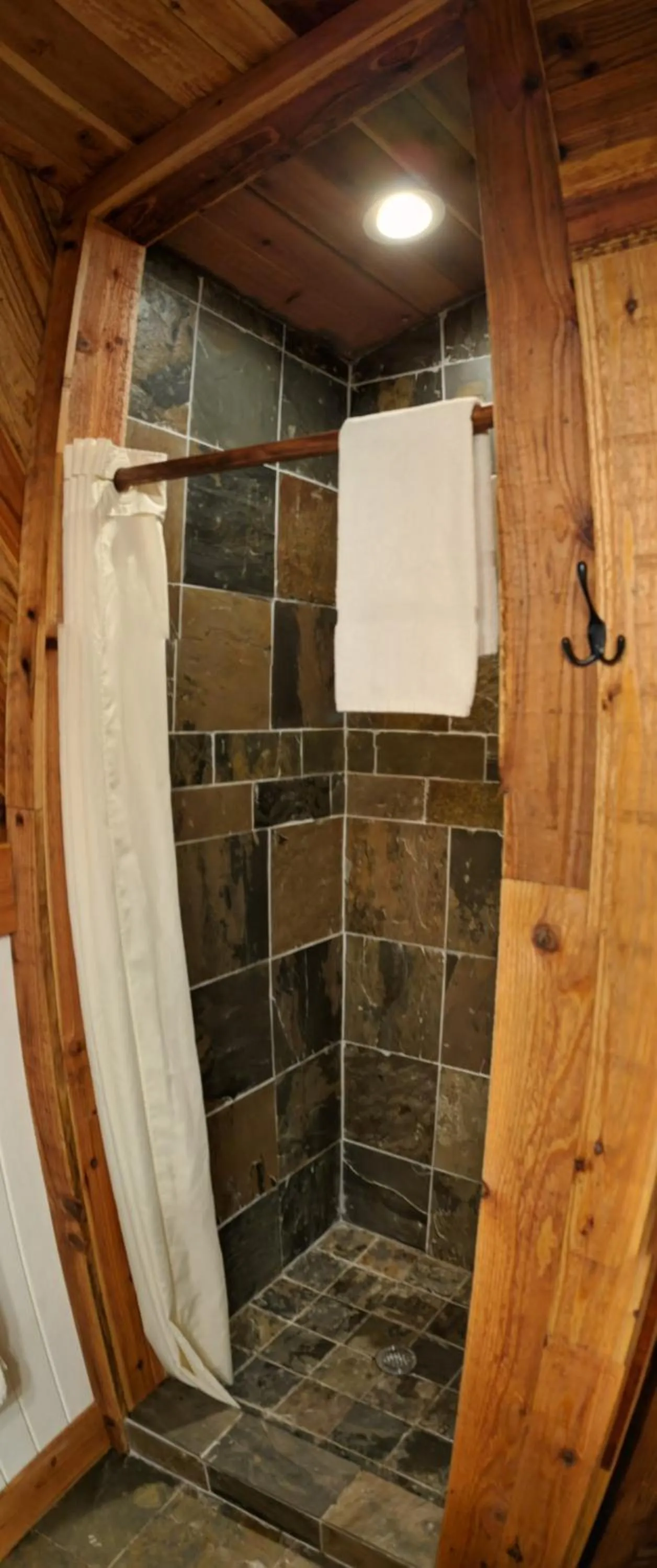 Shower in Emerald Forest Cabins