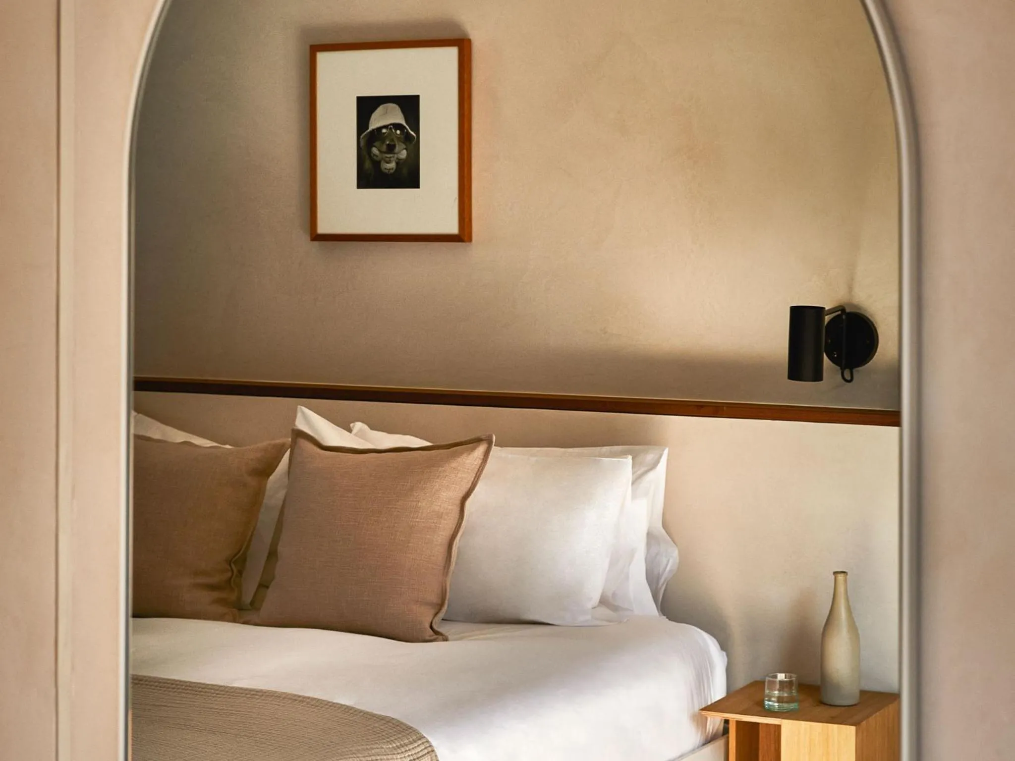 Bedroom, Bed in Hotel June Malibu