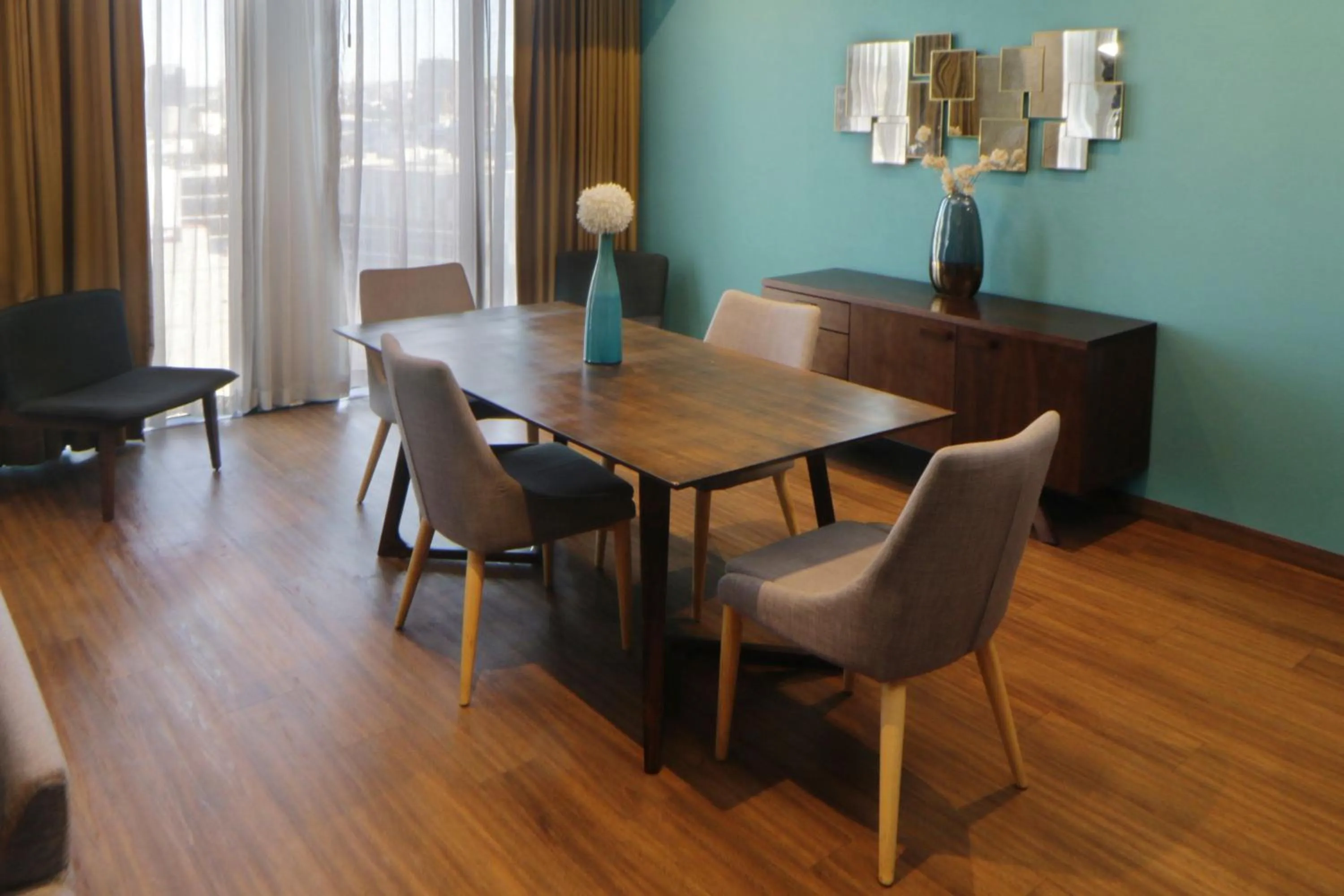 Photo of the whole room in City Express Suites by Marriott Tijuana Rio