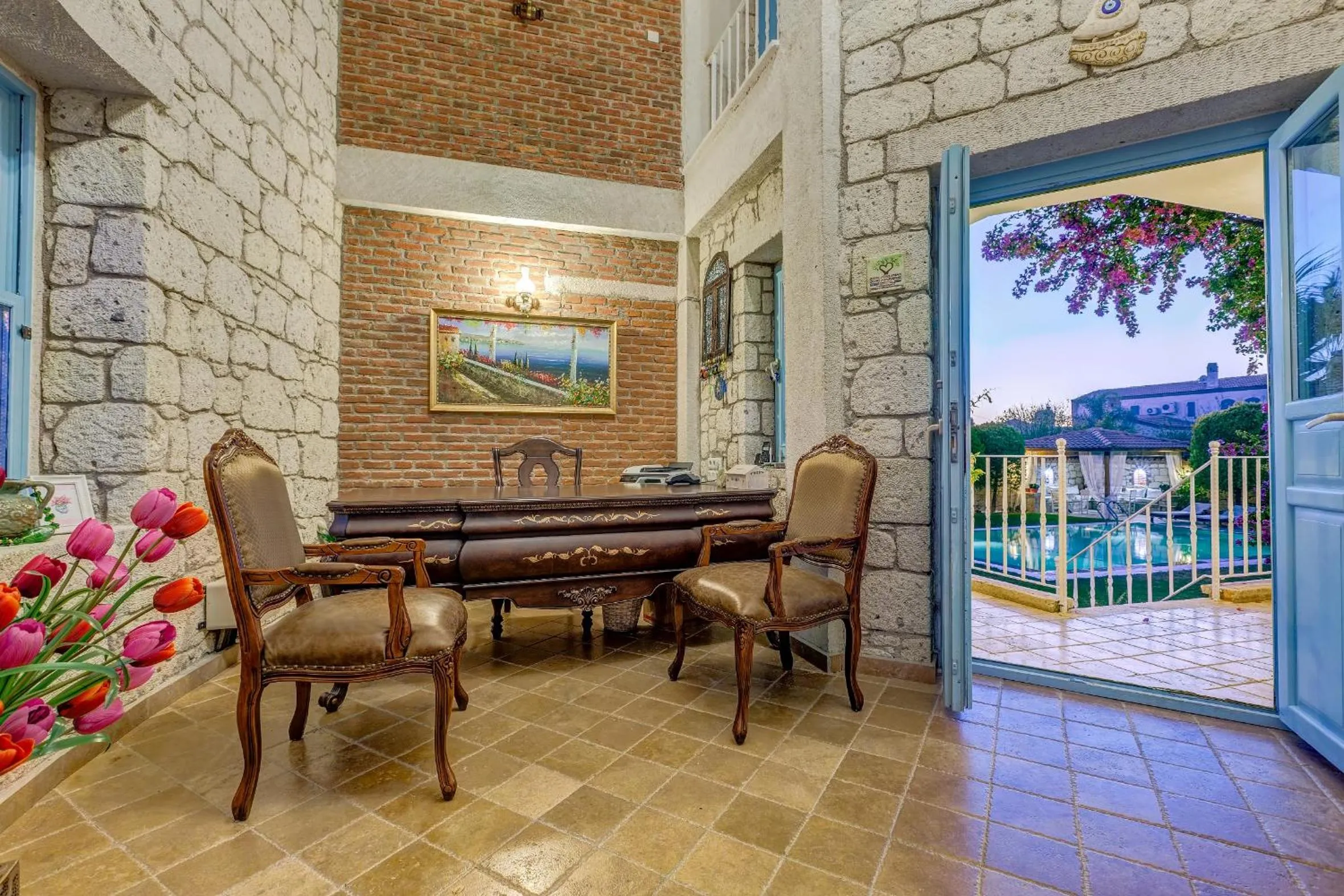 Lobby or reception in Villa Fora Hotel