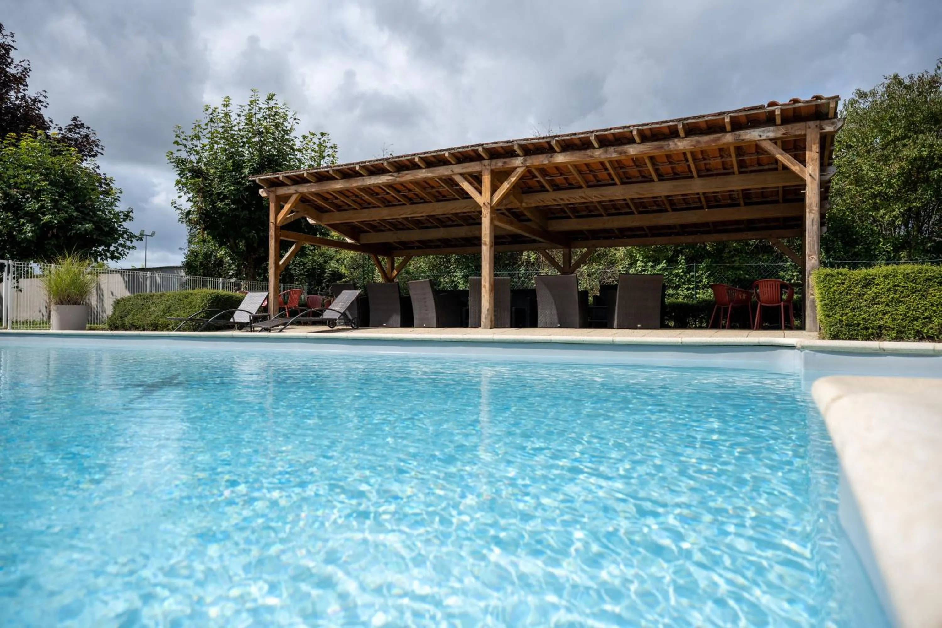 Pool view in Tulip Inn Beaune