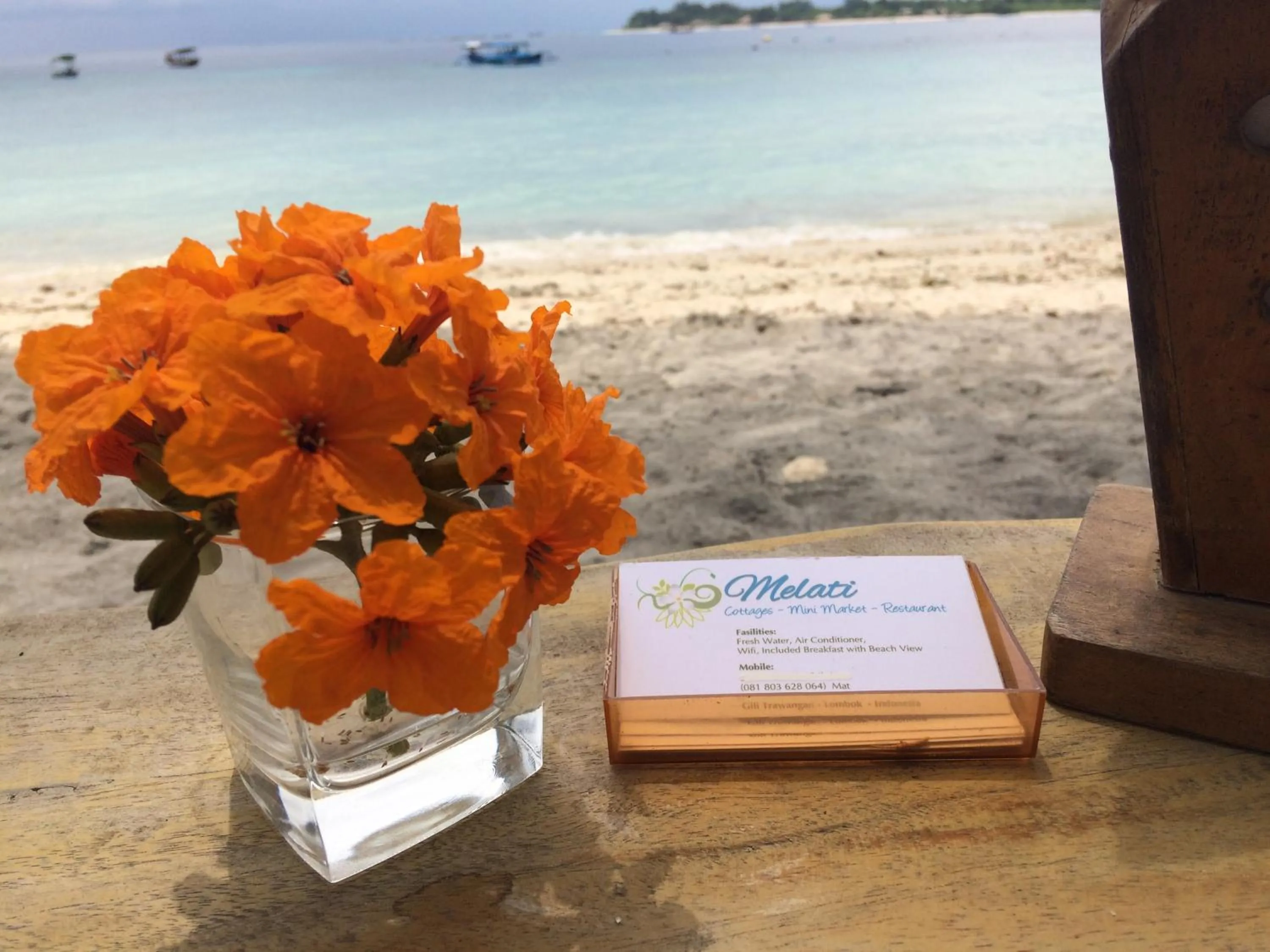 Restaurant/places to eat in Melati Cottage