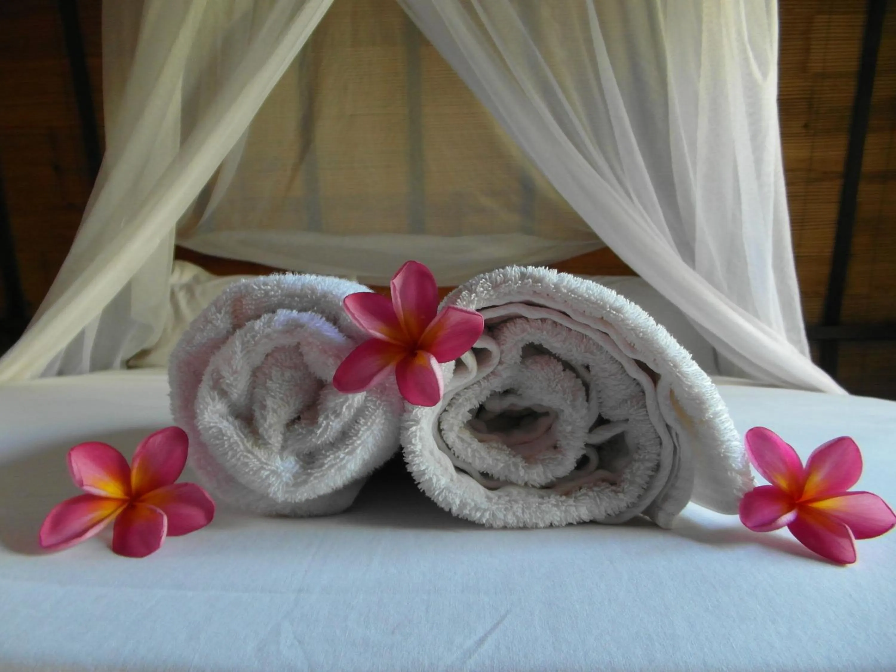 Bed in Melati Cottage