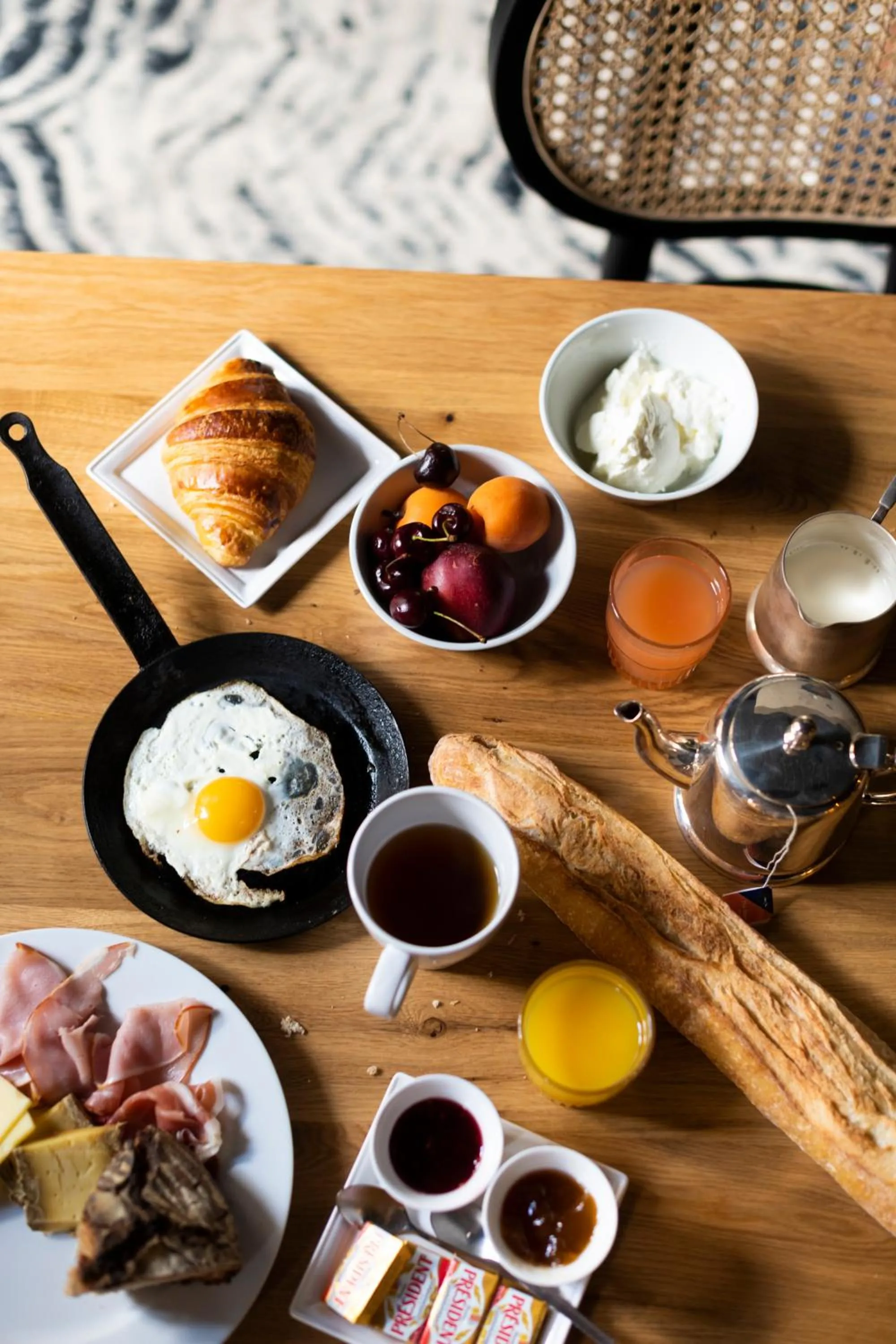 Food close-up in Domaine La Gentilhommière