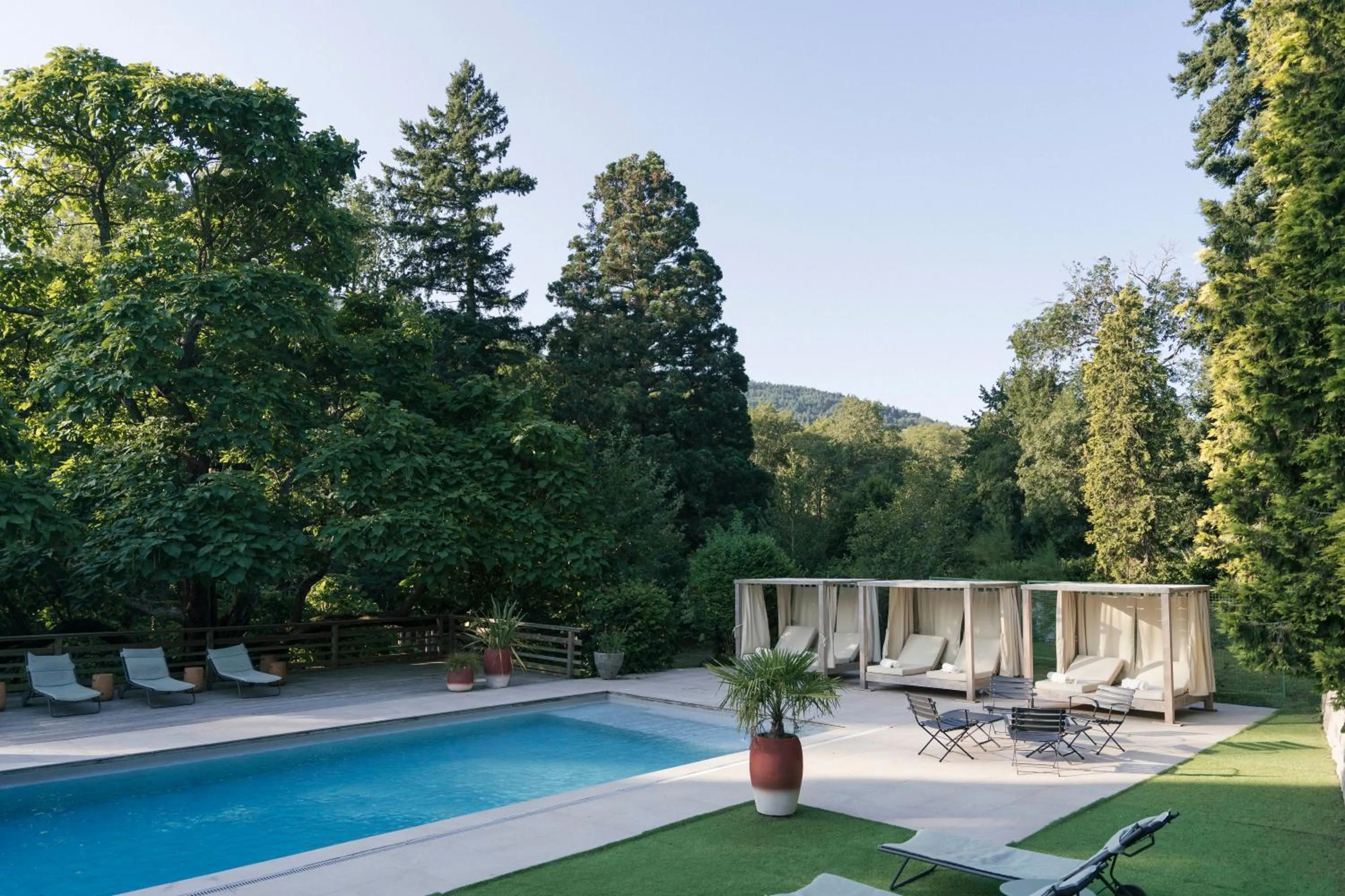 Swimming pool in Domaine La Gentilhommière