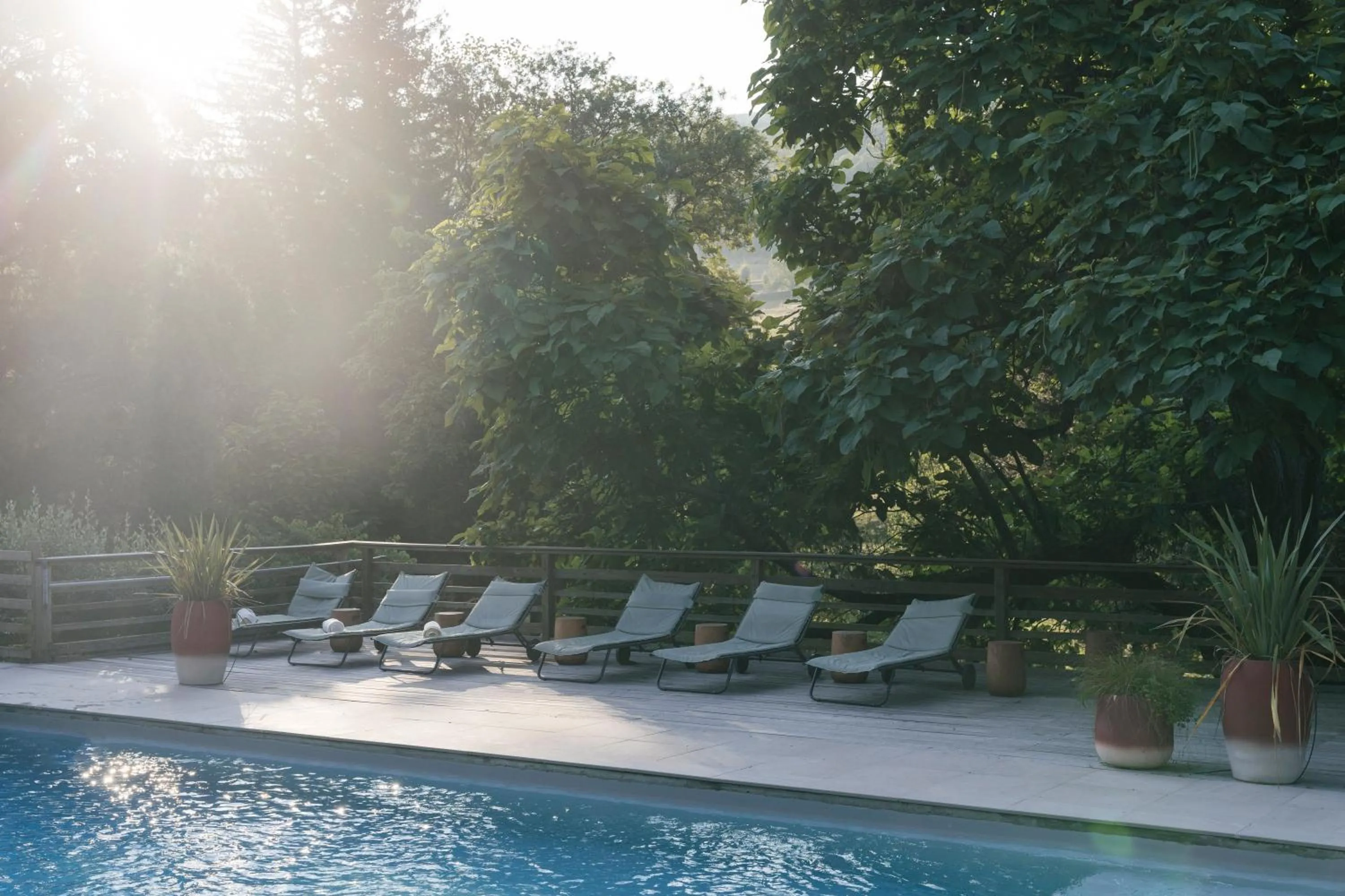 Swimming pool in Domaine La Gentilhommière